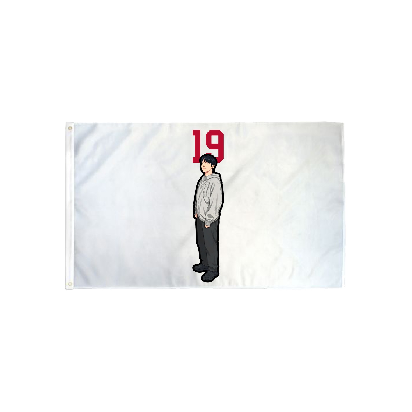 3x5 Flag — Number Top in Classic