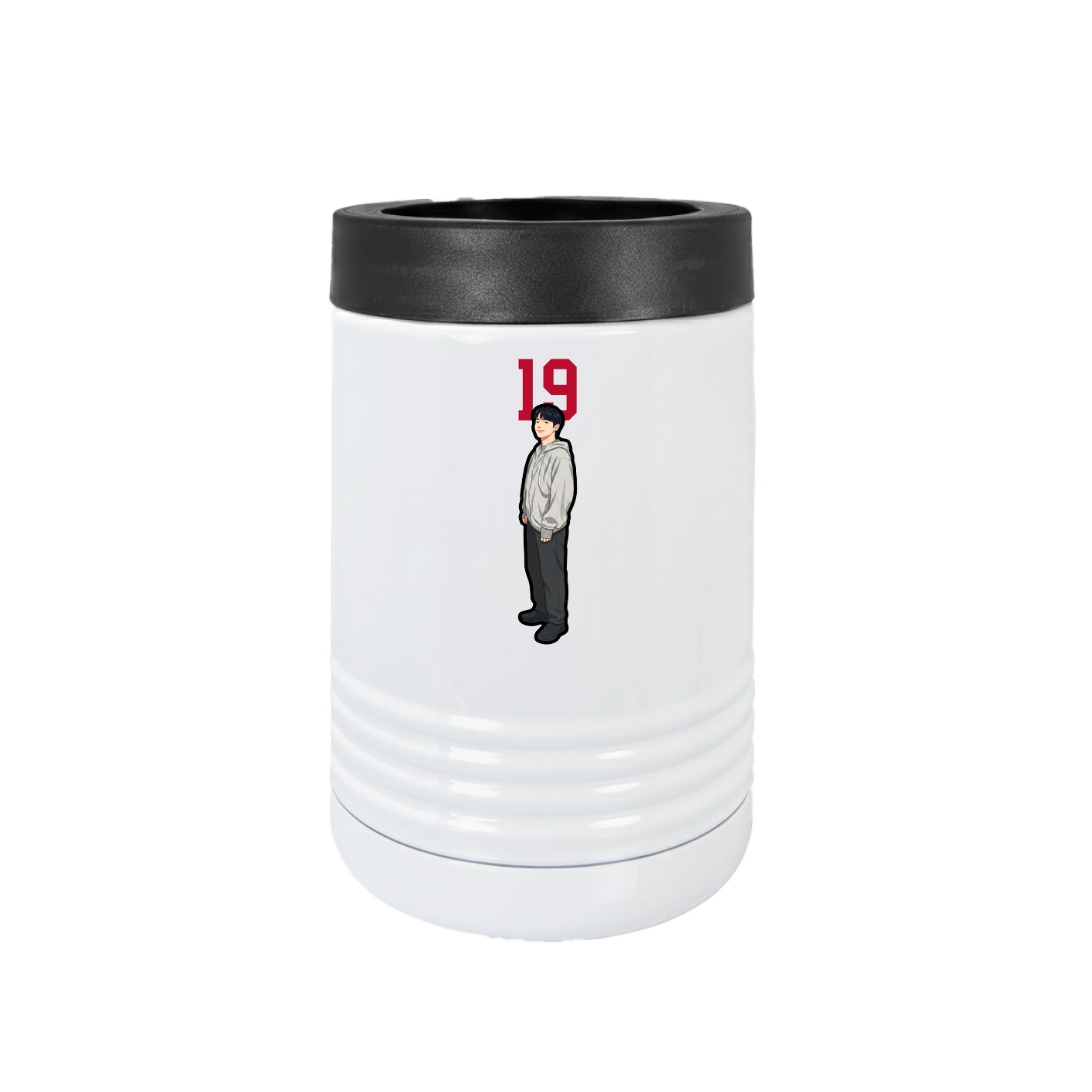 Beverage Holder — Number Top in White
