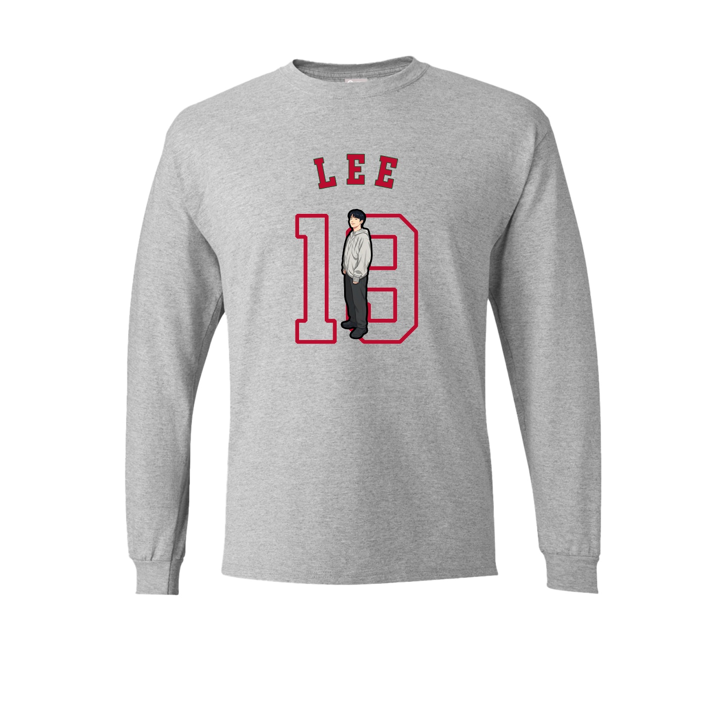 Long Sleeve Tee — Shirsey Arch in Grey
