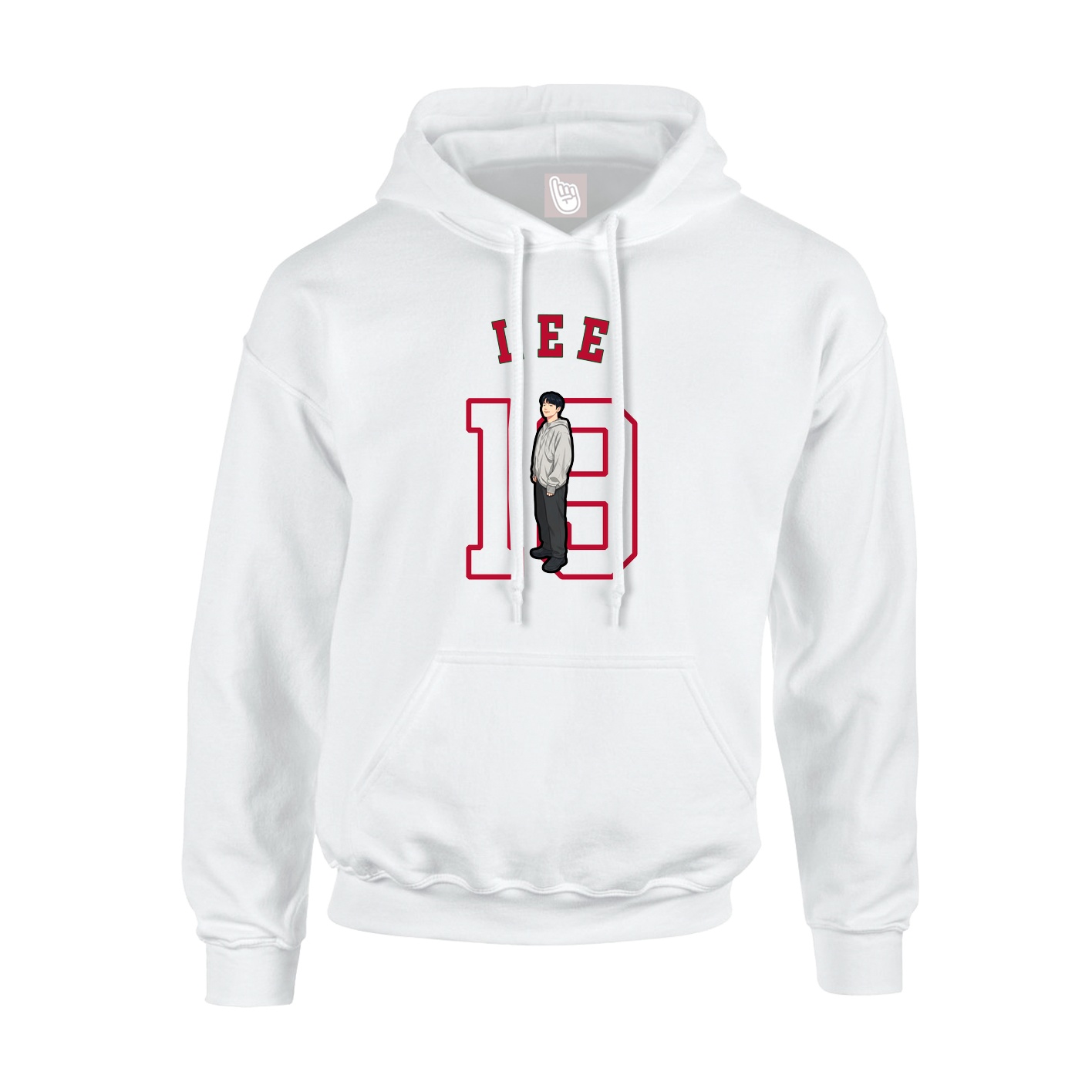 Hoodie — Shirsey Arch in White