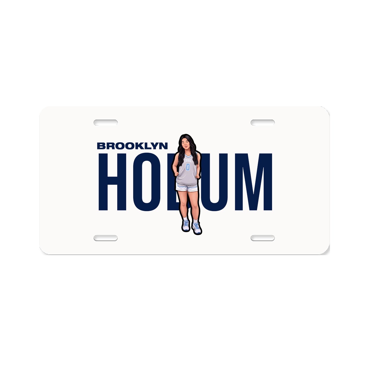 License Plate — Player Name in Classic