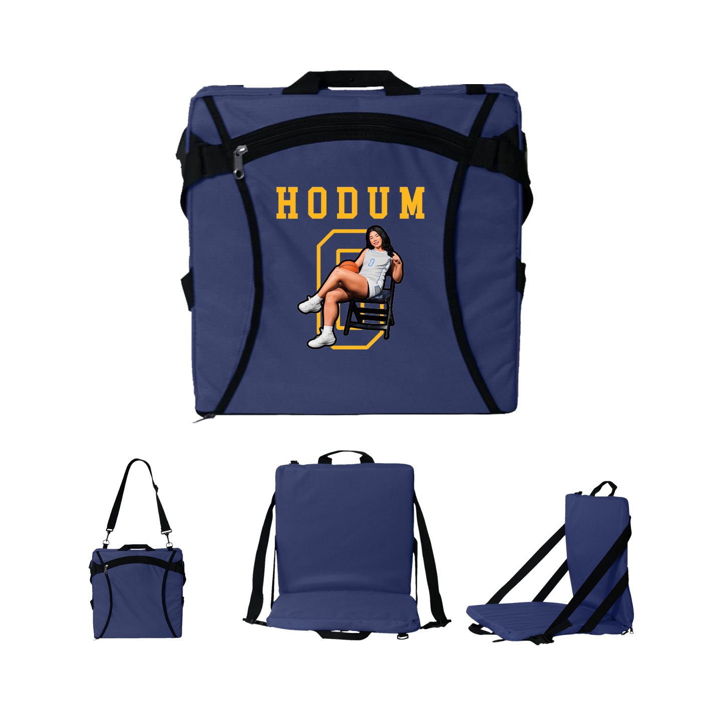 Folding Stadium Seat — Shirsey in Navy