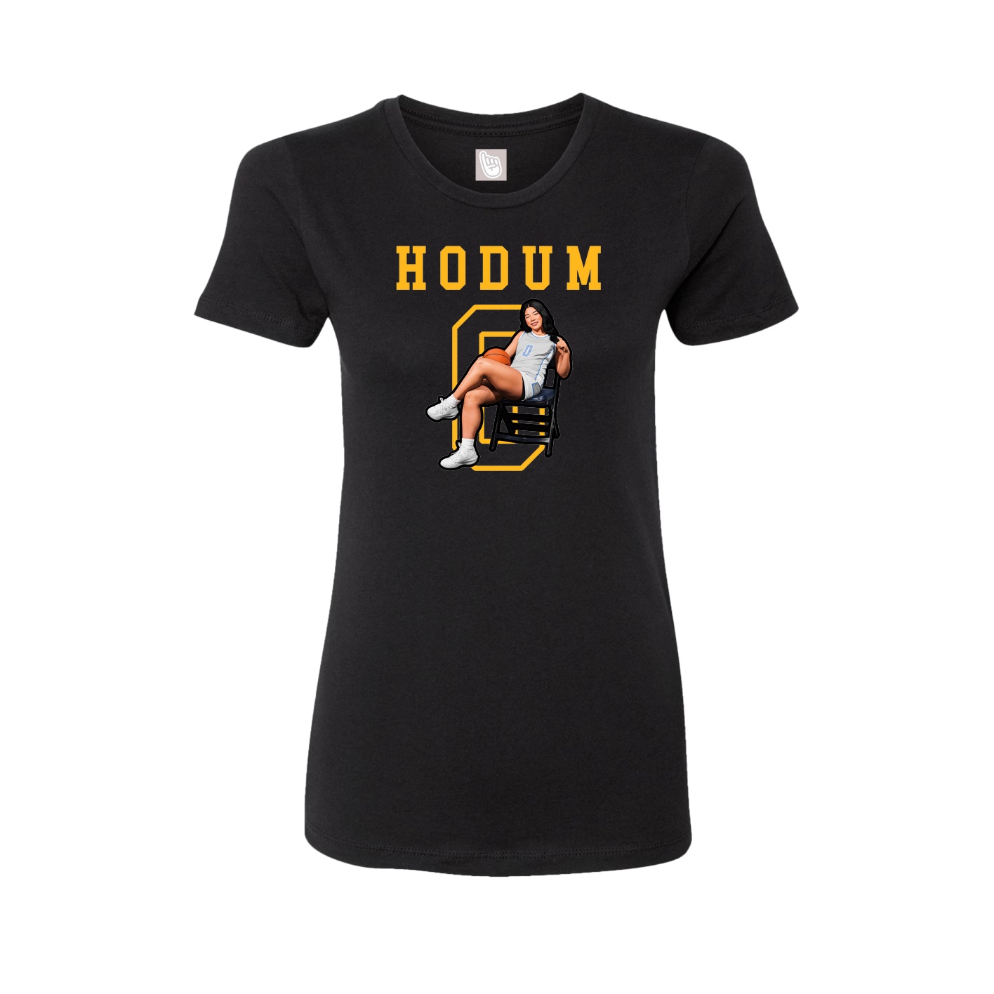 Fitted Women's Tee — Shirsey in Black