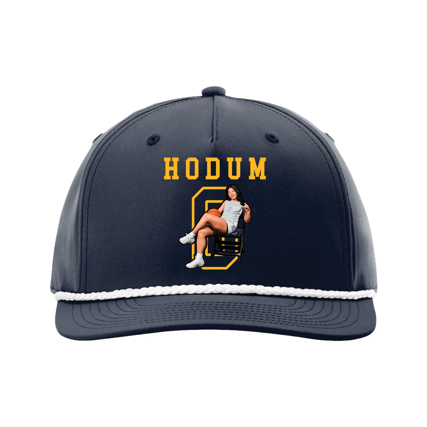 Five-Panel Classic Rope Cap — Shirsey in Navy