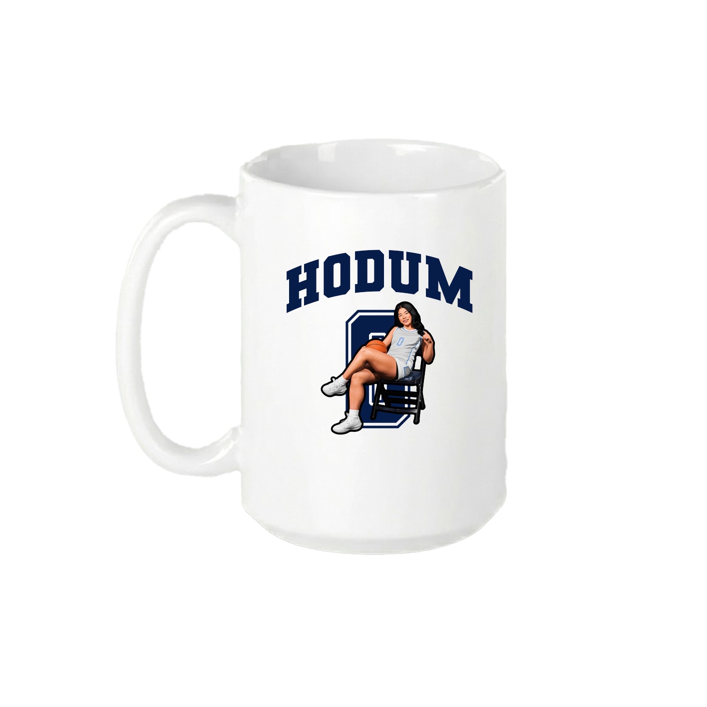 15oz Coffee Mug — Number in White