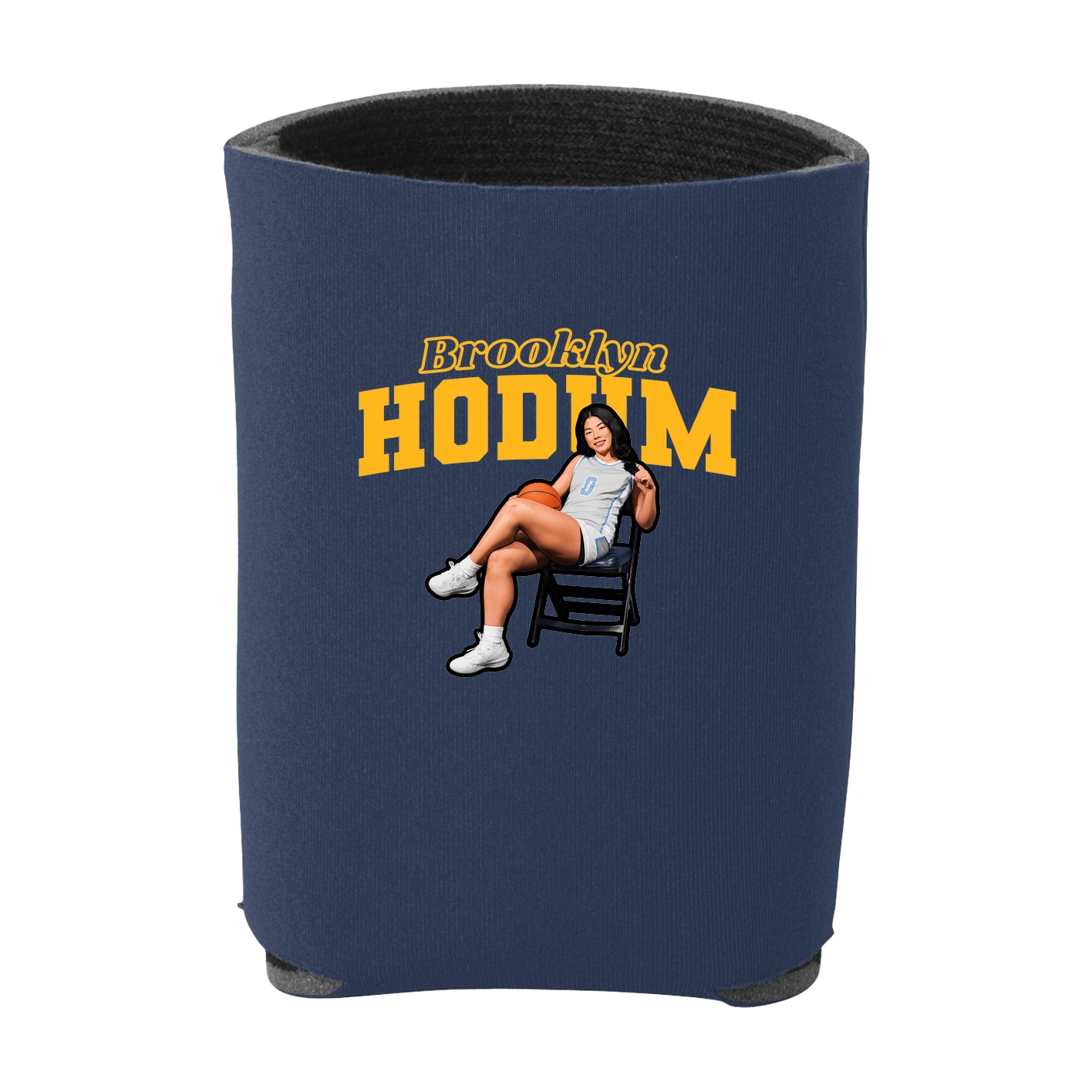 Can Holder — Name Arch in Navy
