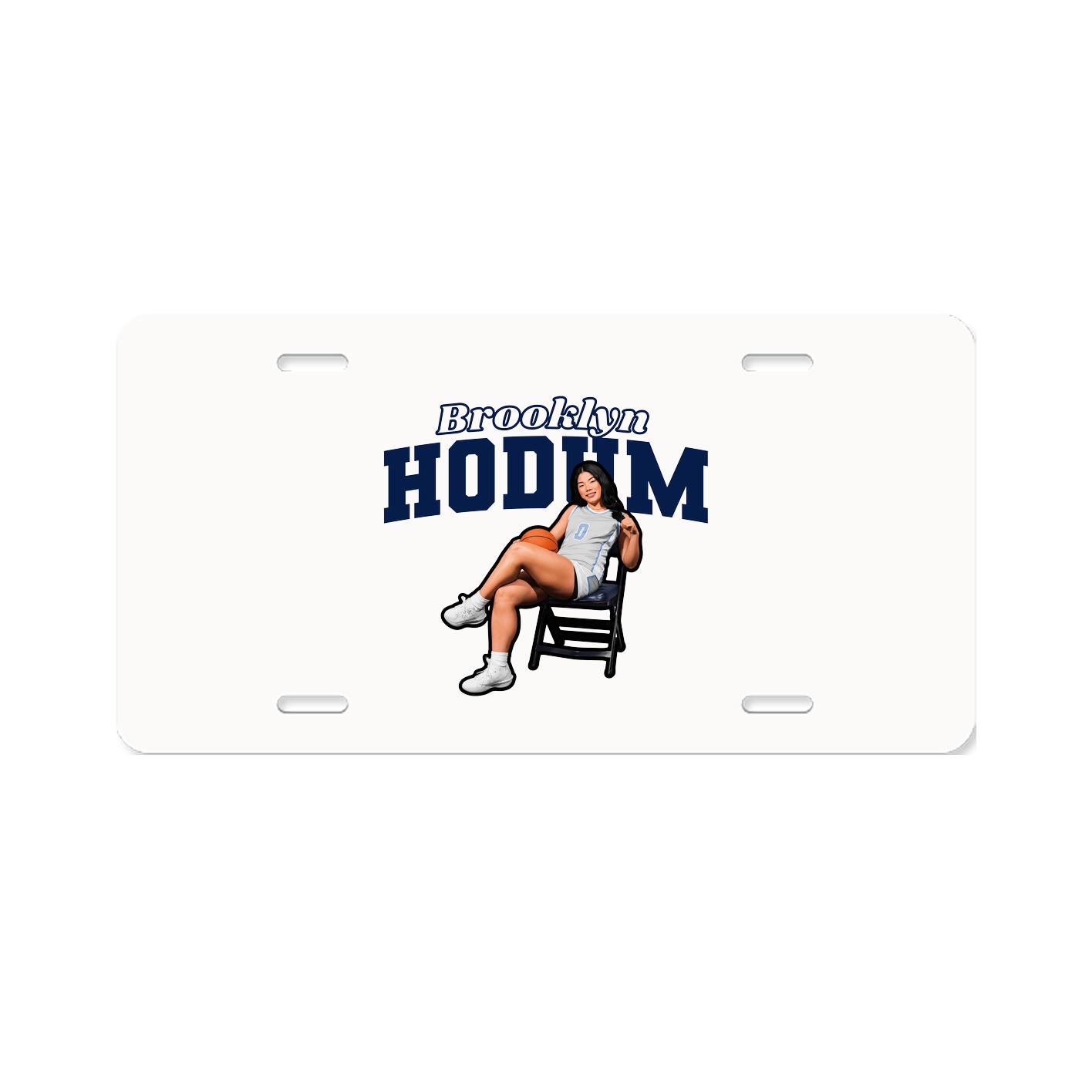 License Plate — Name Arch in Classic