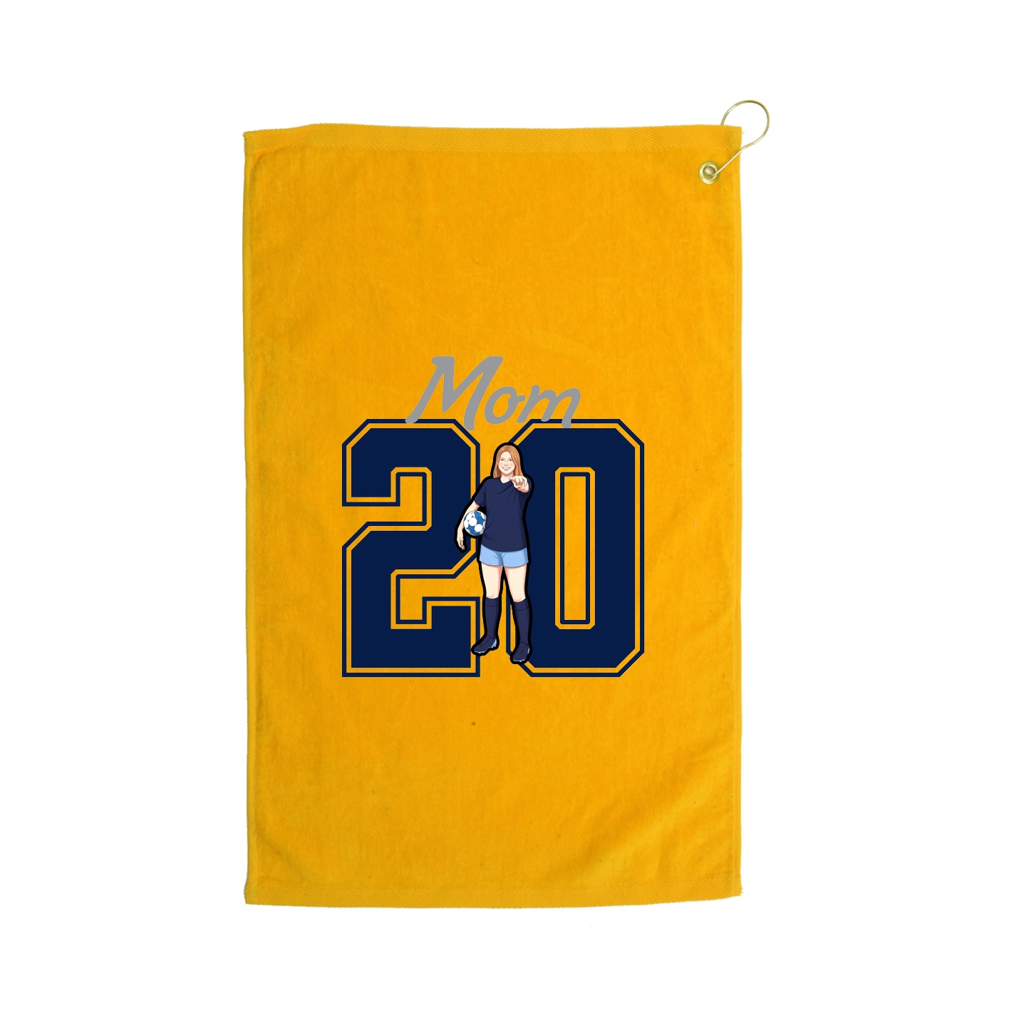 Golf Towel — Mothers Day Shirsey in Gold
