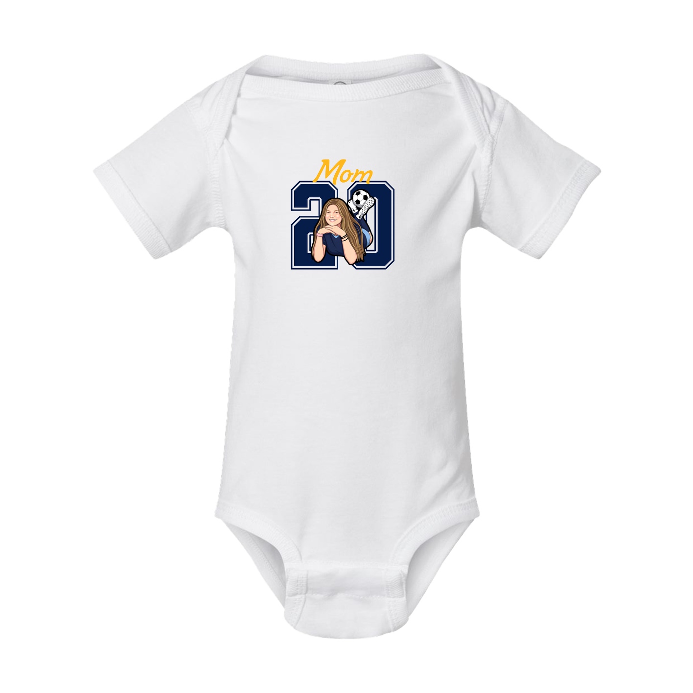 Baby Onesie — Mothers Day Shirsey in White
