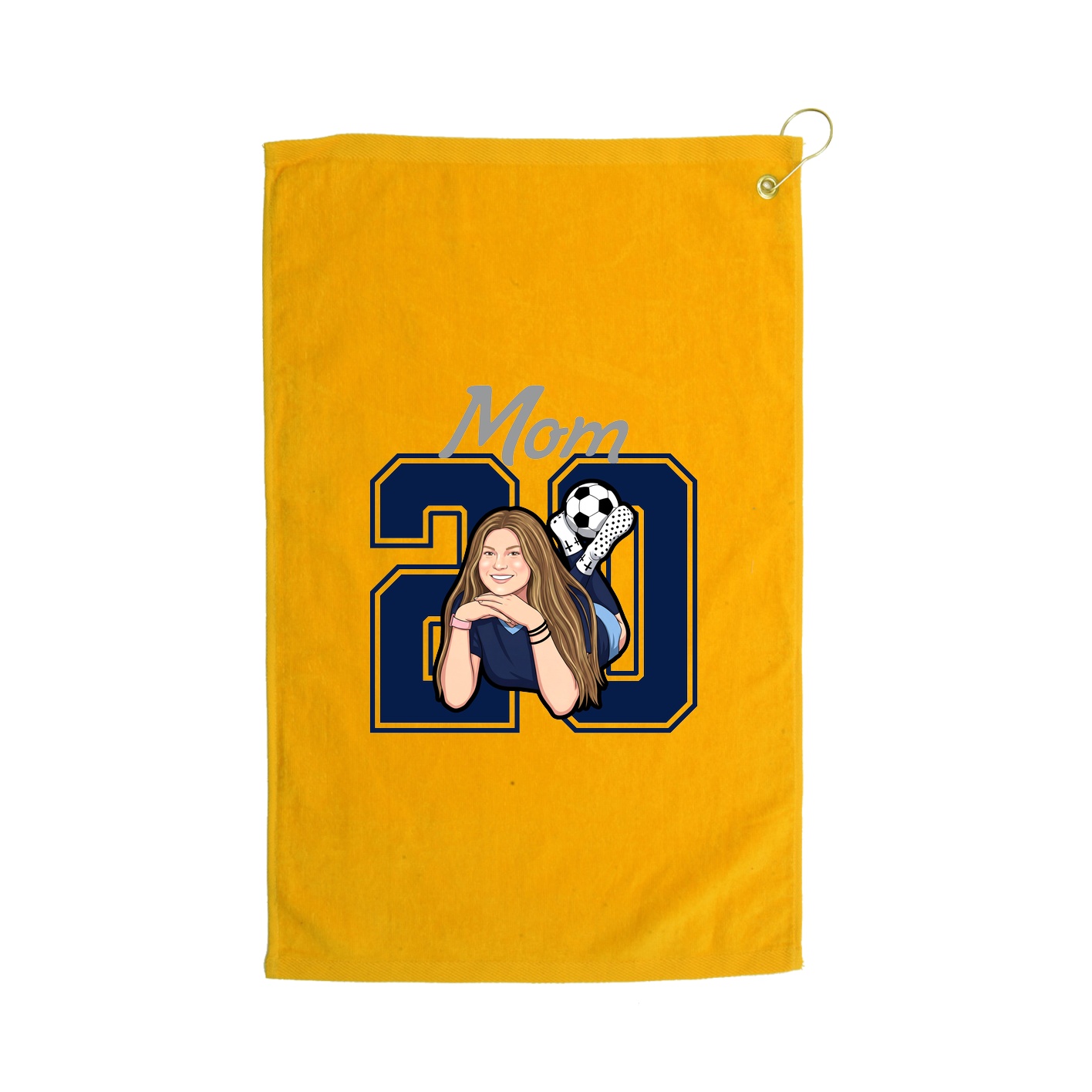 Golf Towel — Mothers Day Shirsey in Gold