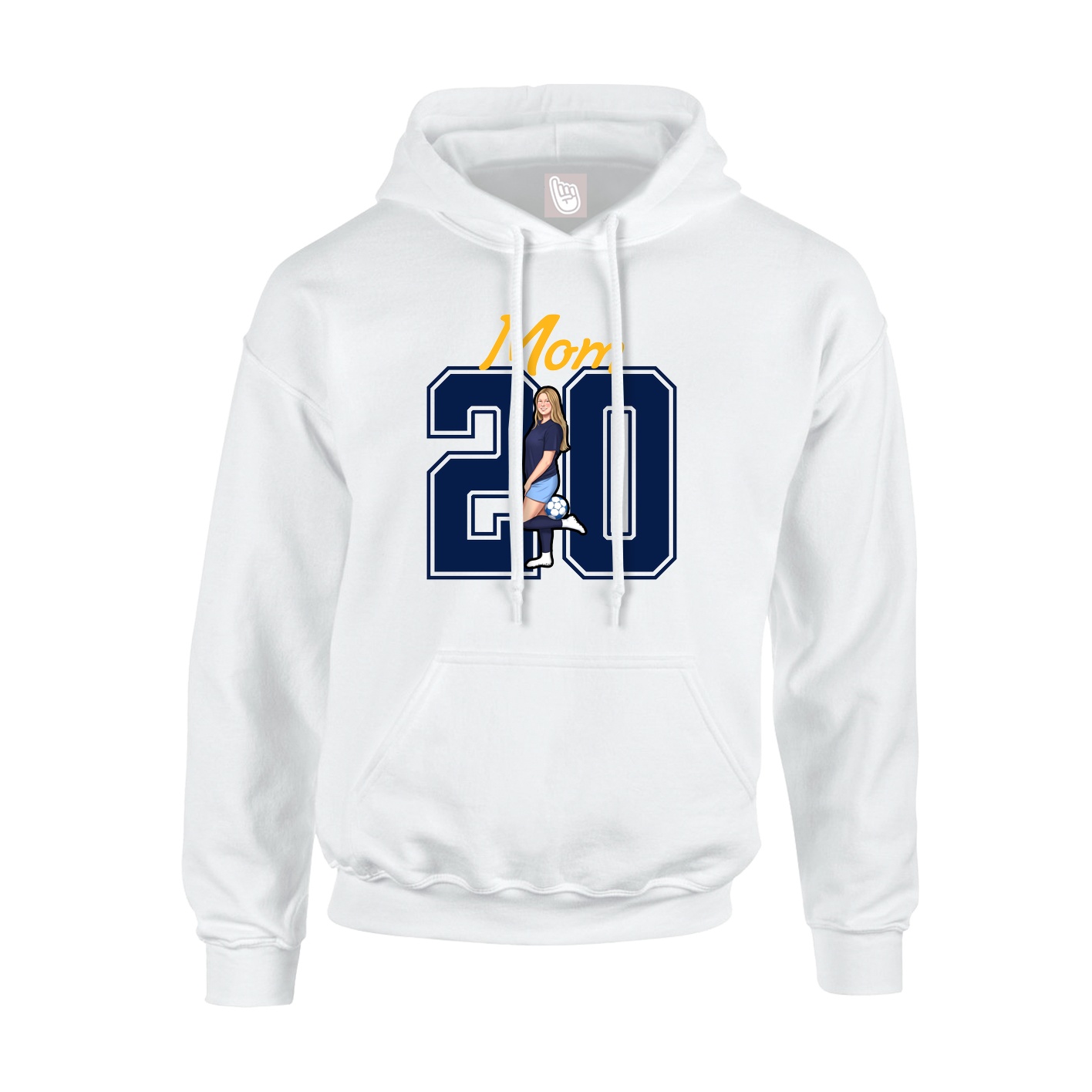 Youth Hoodie — Mothers Day Shirsey in White
