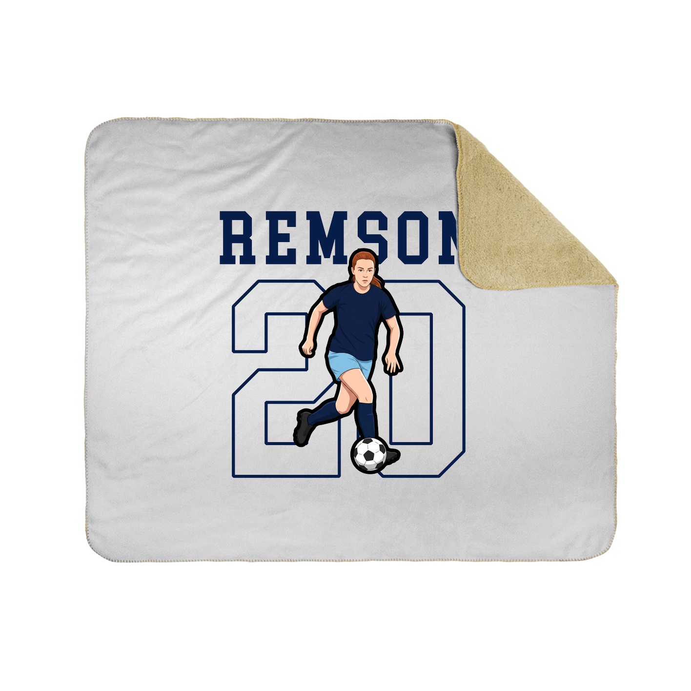 Throw Blanket — Shirsey in White