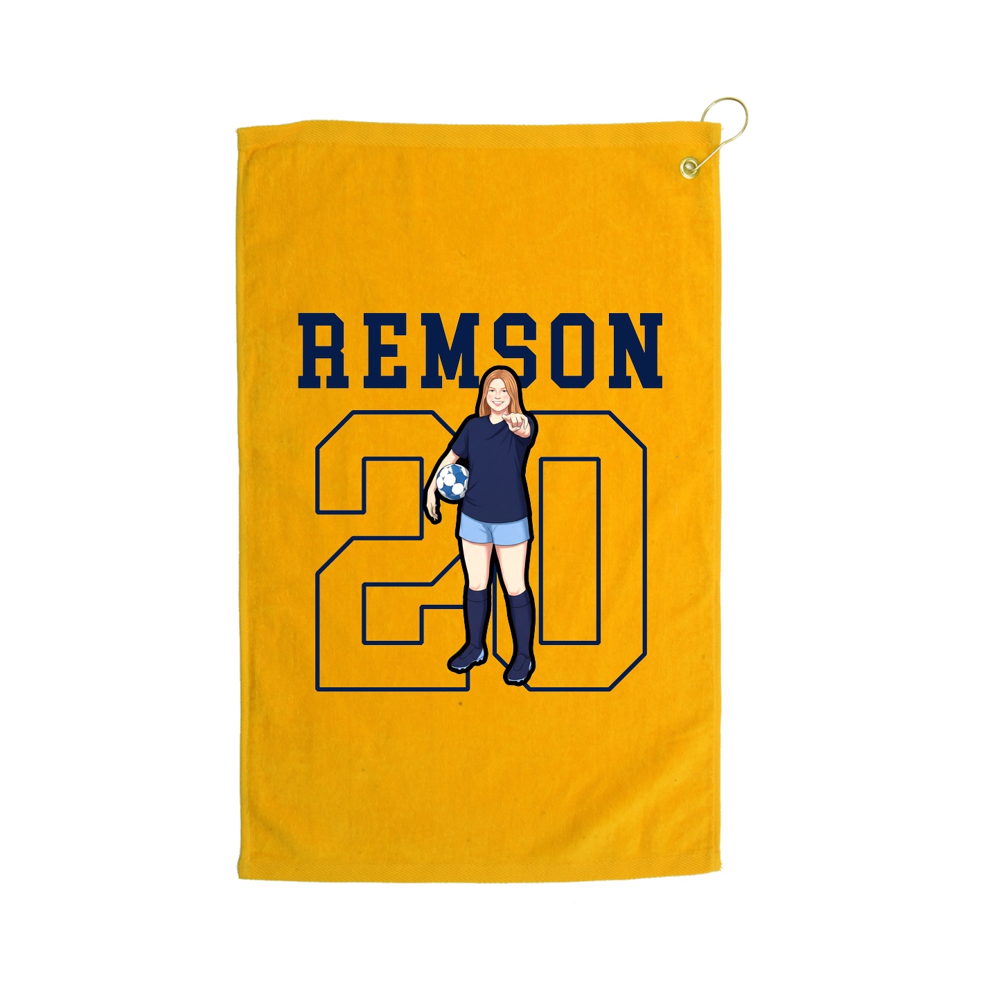 Golf Towel — Shirsey in Gold