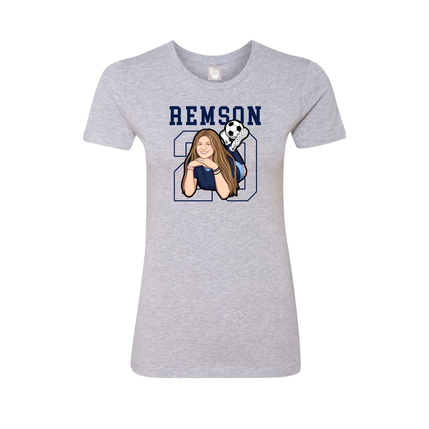 Fitted Women's Tee — Shirsey in Grey