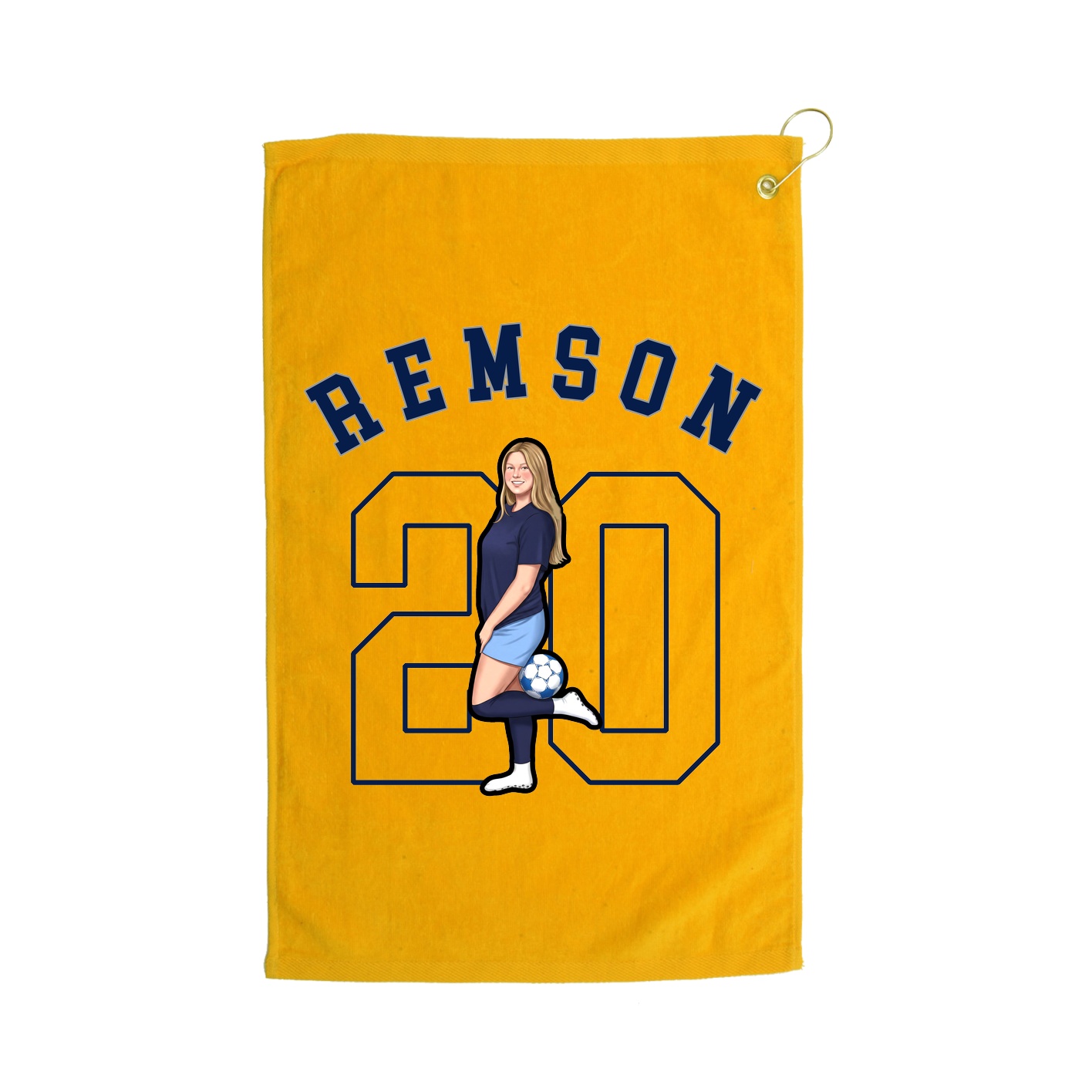 Golf Towel — Shirsey Arch in Gold