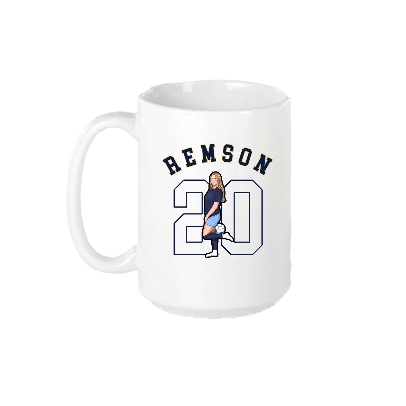 15oz Coffee Mug — Shirsey Arch in White