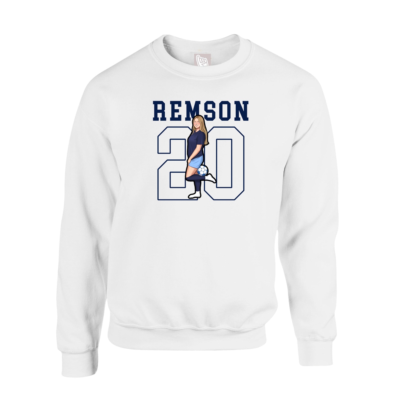 Fleece Crew — Shirsey in White