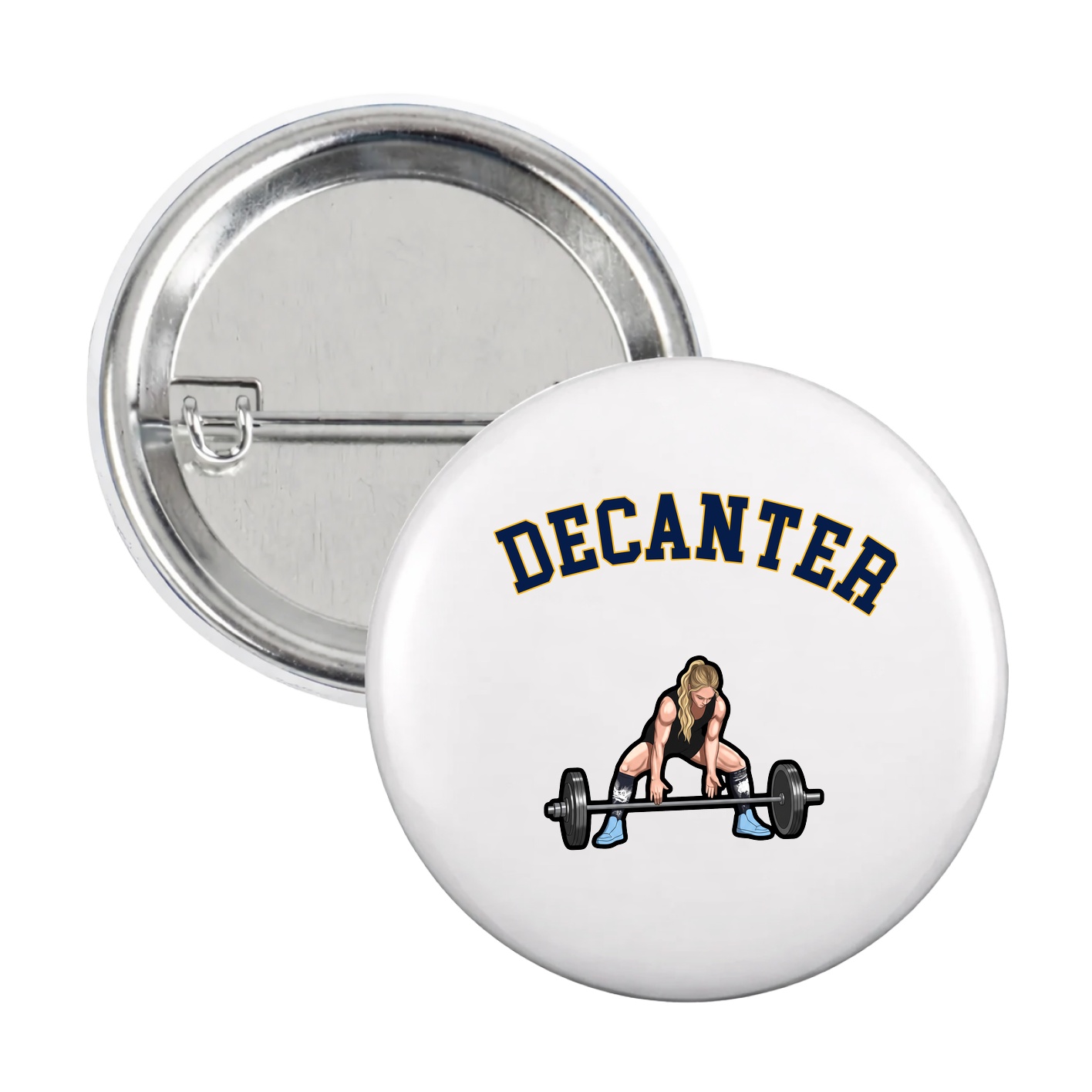 Game Day Button — Shirsey Arch in White