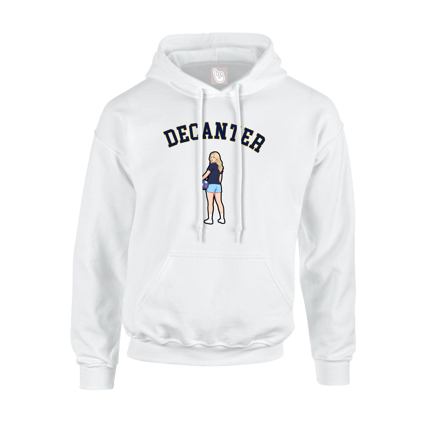 Hoodie — Shirsey Arch in White