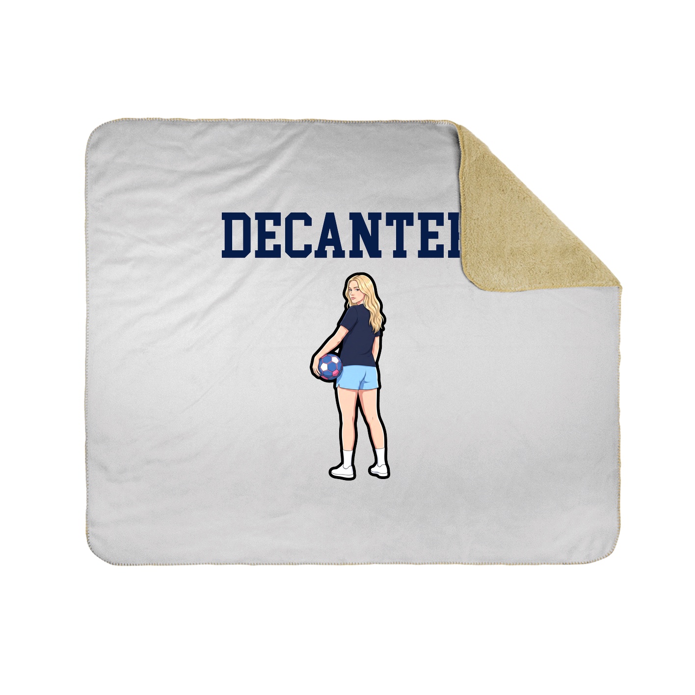 Throw Blanket — Shirsey in White