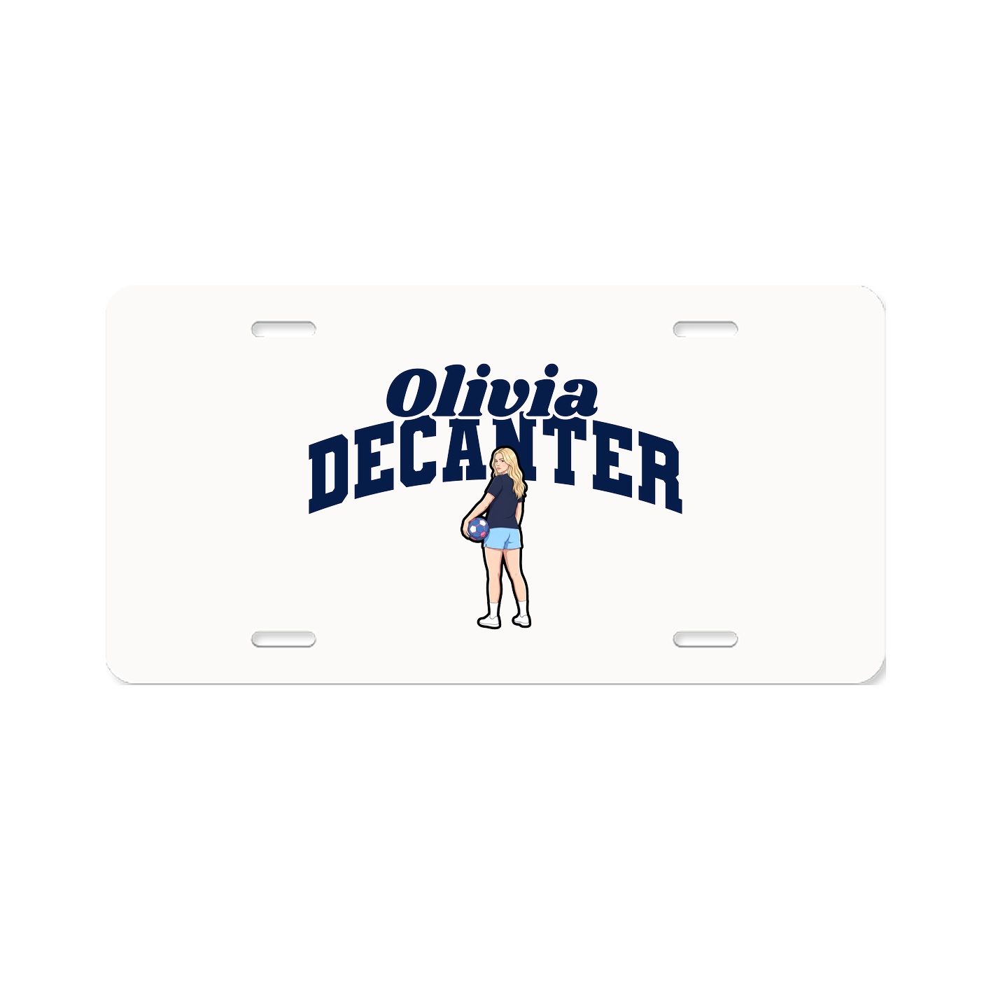 License Plate — Signature Arch in Classic