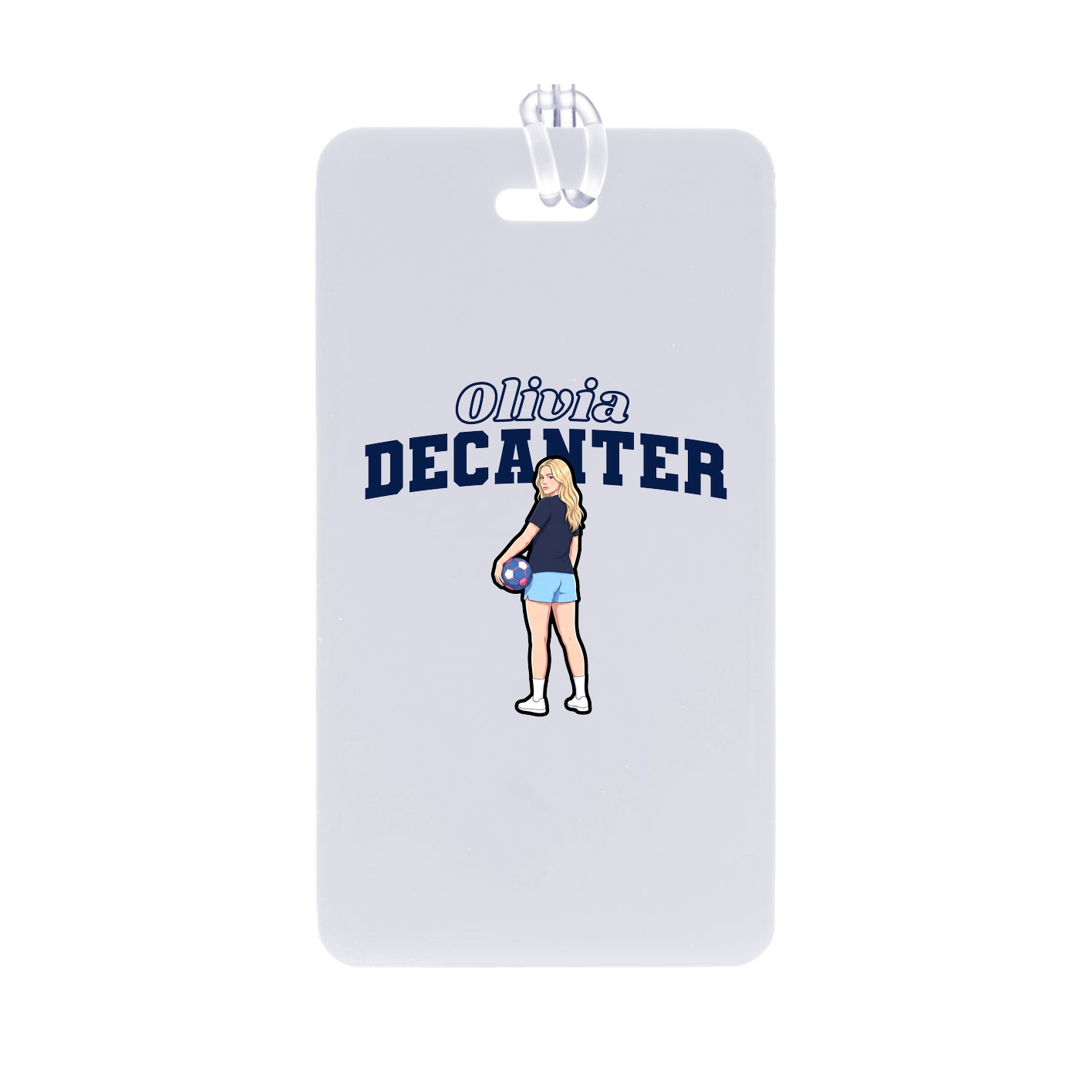 Bag Tag — Name Arch in Classic