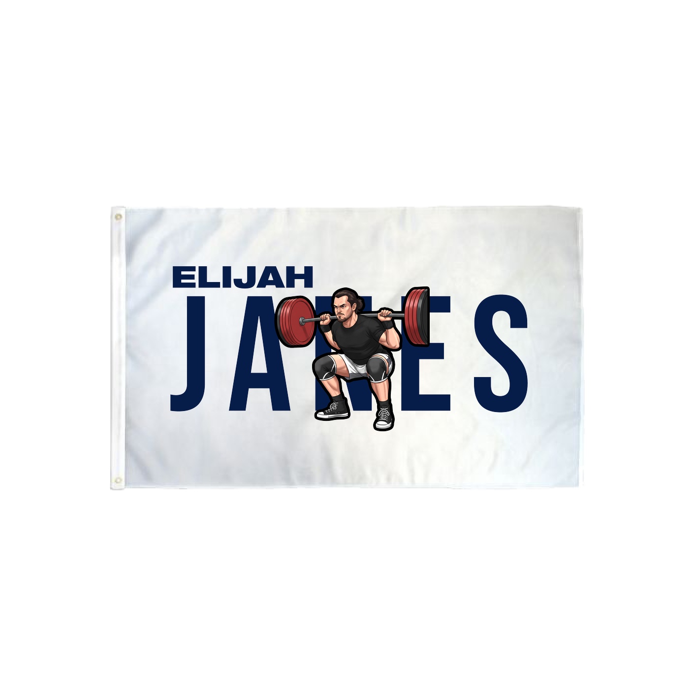 3x5 Flag — Player Name in Classic