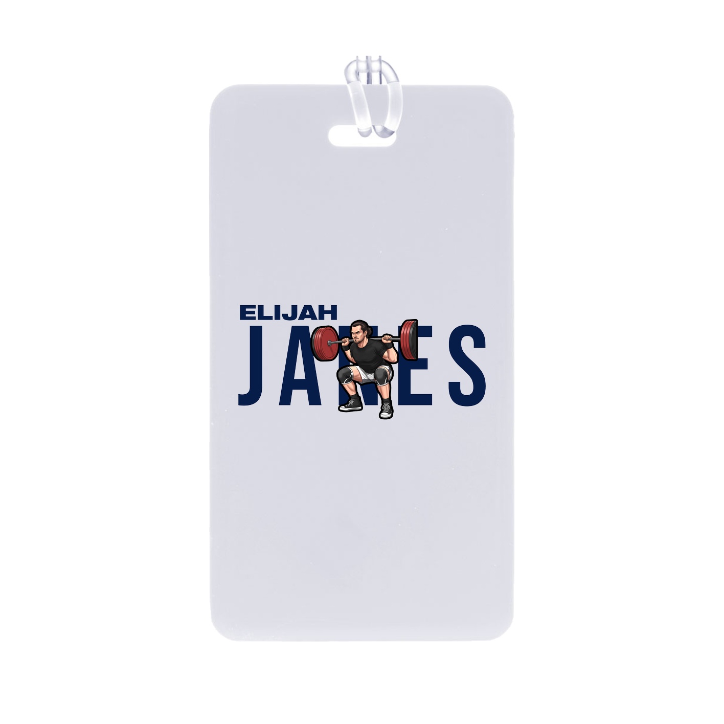 Bag Tag — Player Name in Classic