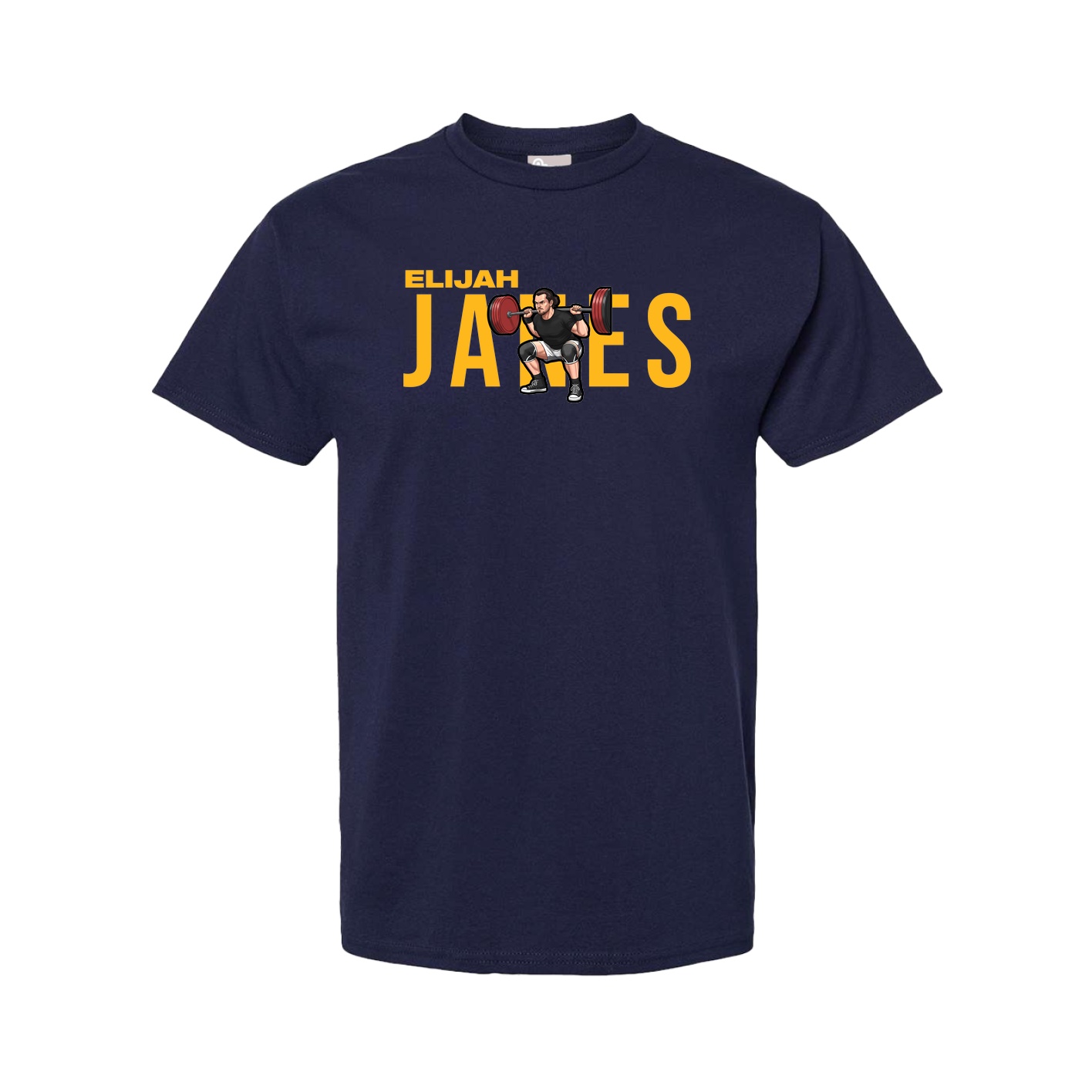 Youth Tee — Player Name in Navy