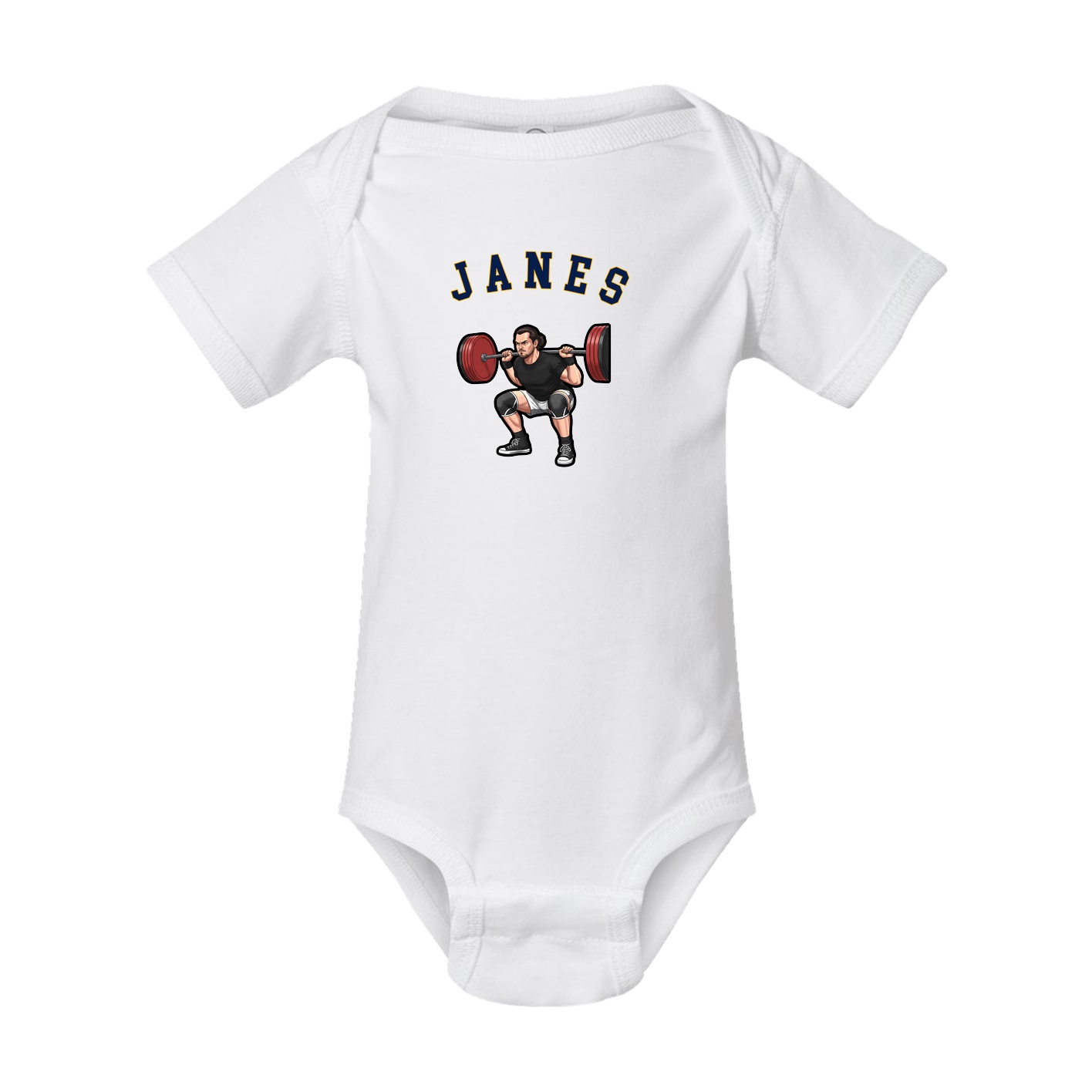 Baby Onesie — Shirsey Arch in White