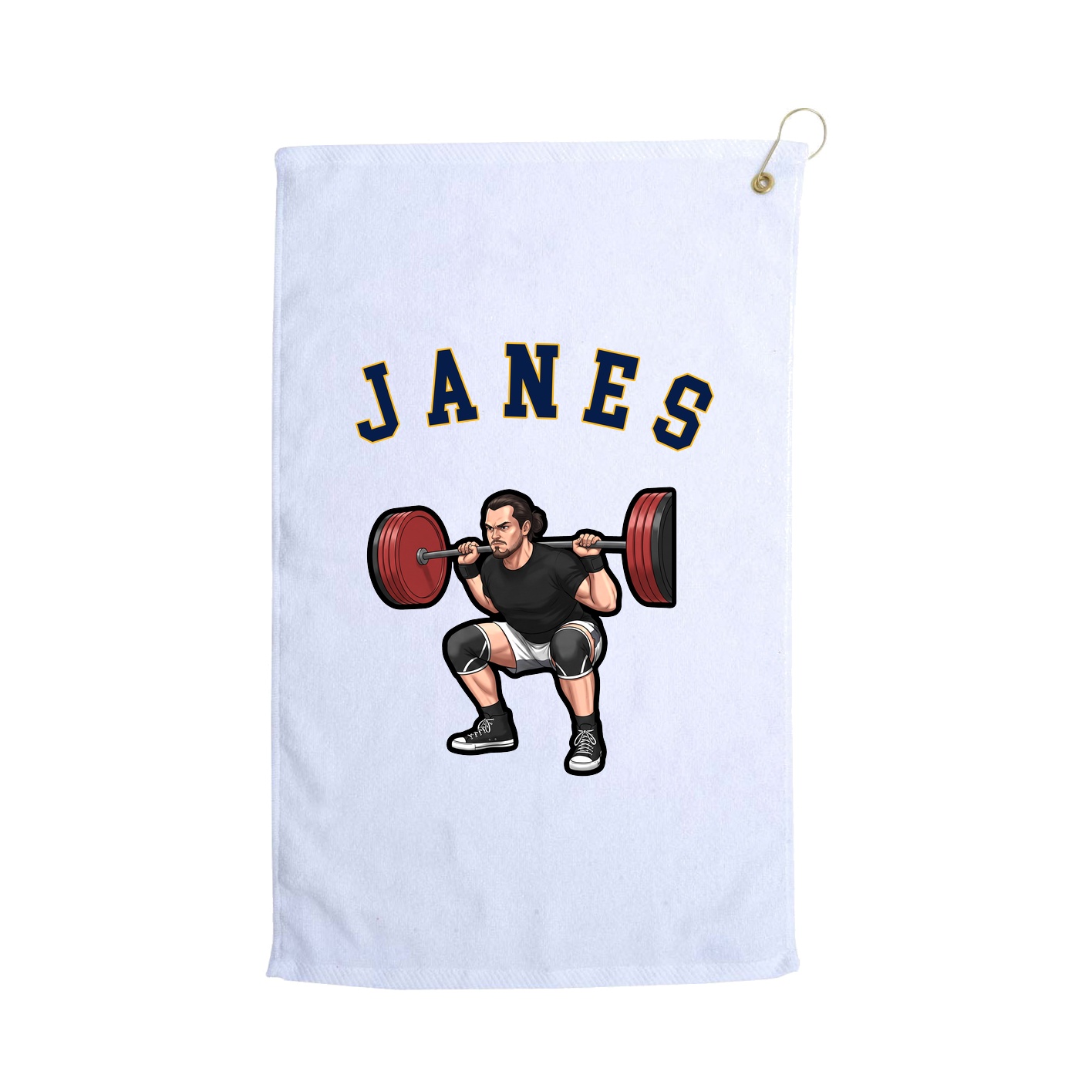 Golf Towel — Shirsey Arch in White