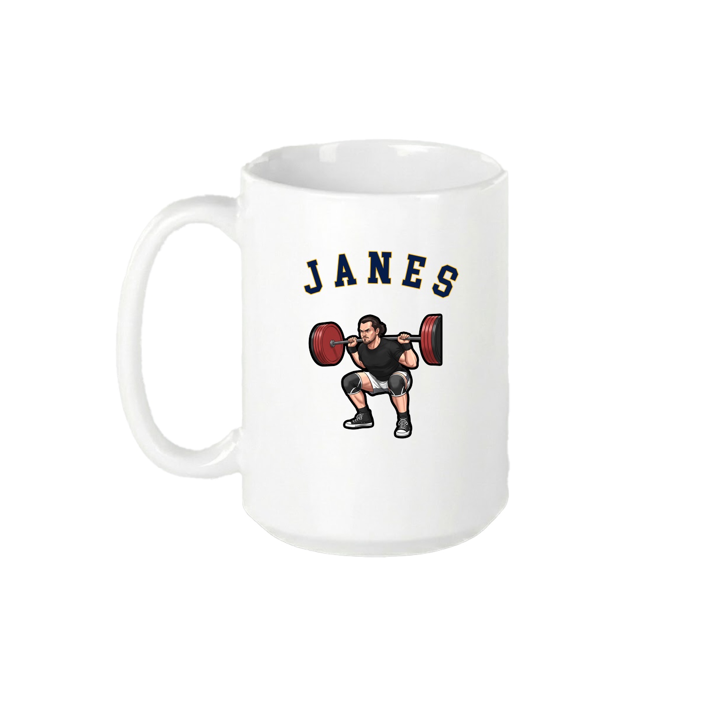15oz Coffee Mug — Shirsey Arch in White