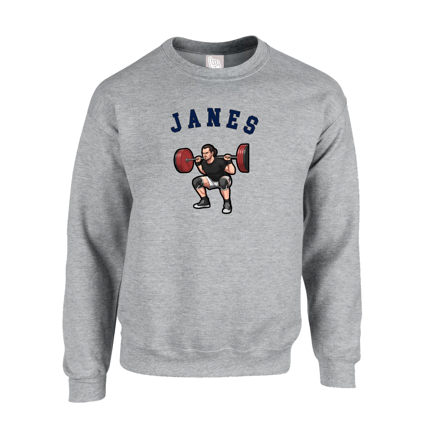 Fleece Crew — Shirsey Arch in Grey