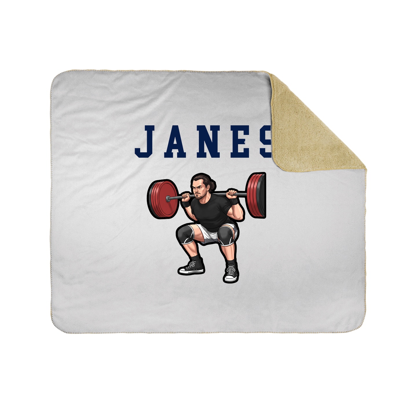 Throw Blanket — Shirsey in White
