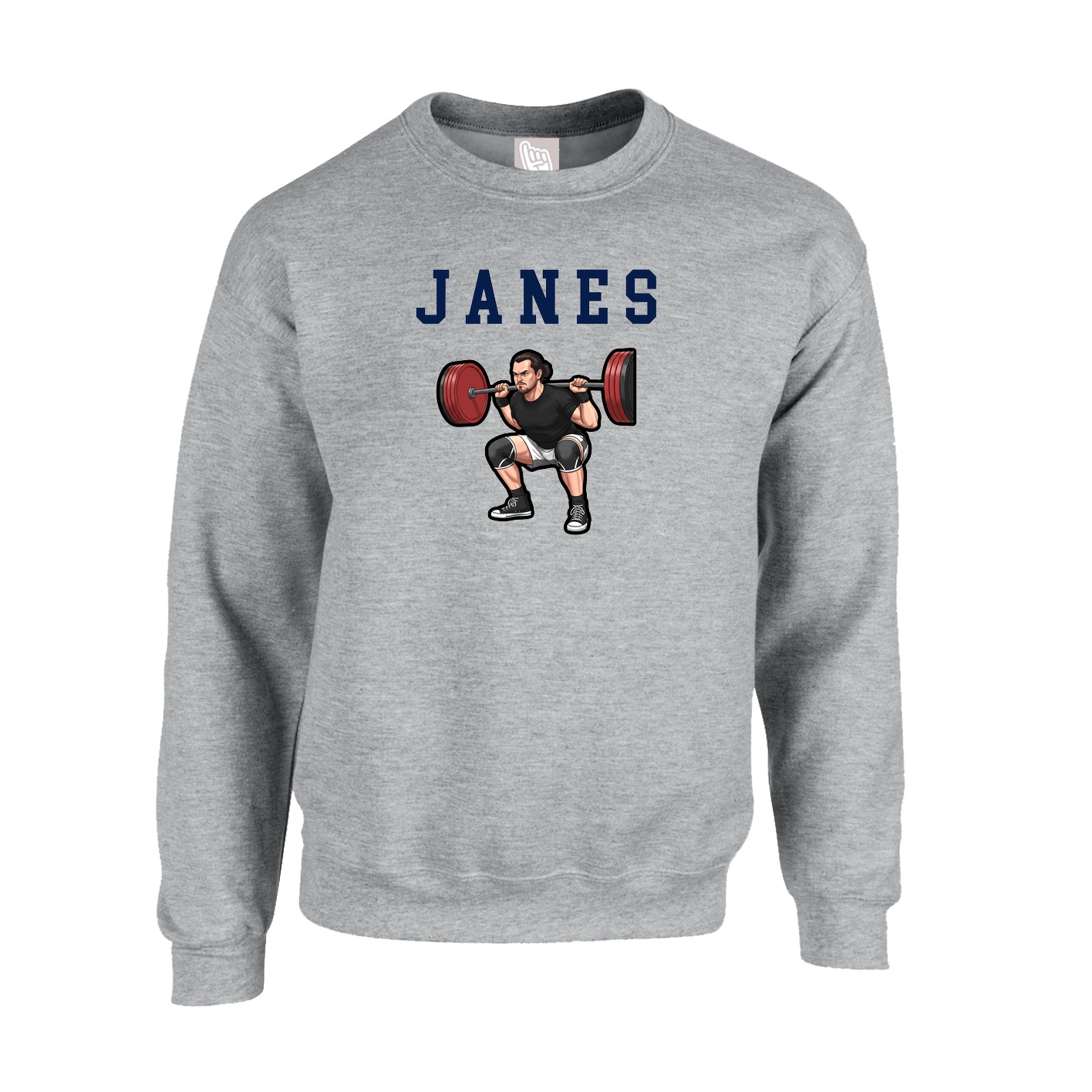 Fleece Crew — Shirsey in Grey
