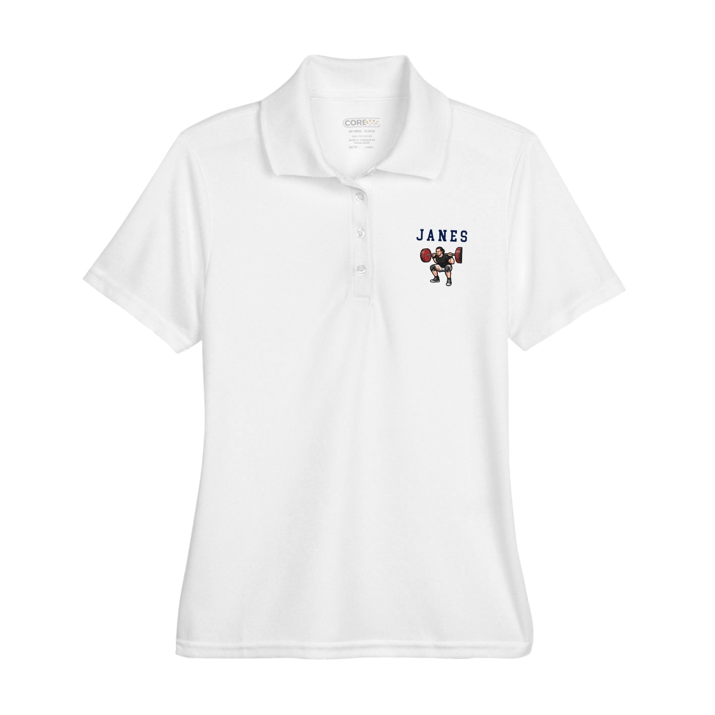 Womens Performance Polo — Shirsey in White