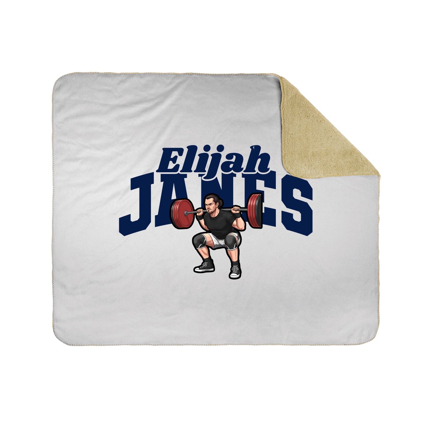 Throw Blanket — Signature Arch in White