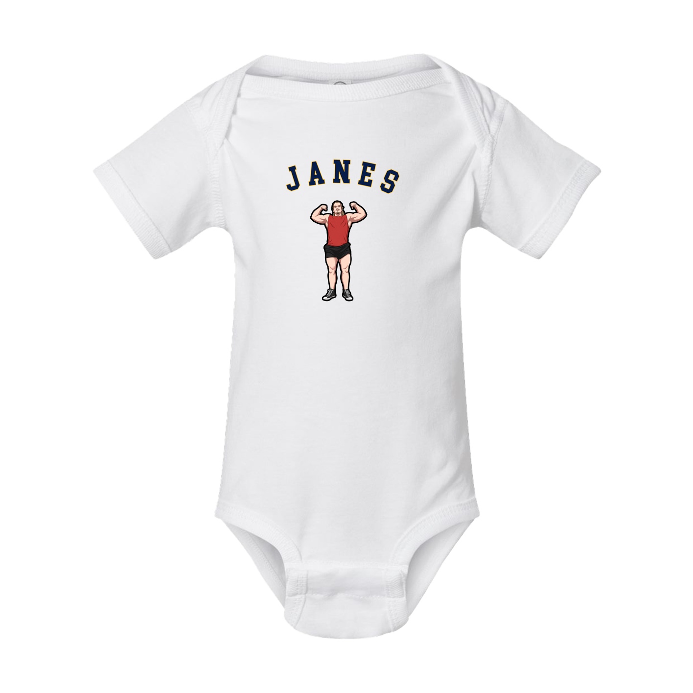 Baby Onesie — Shirsey Arch in White