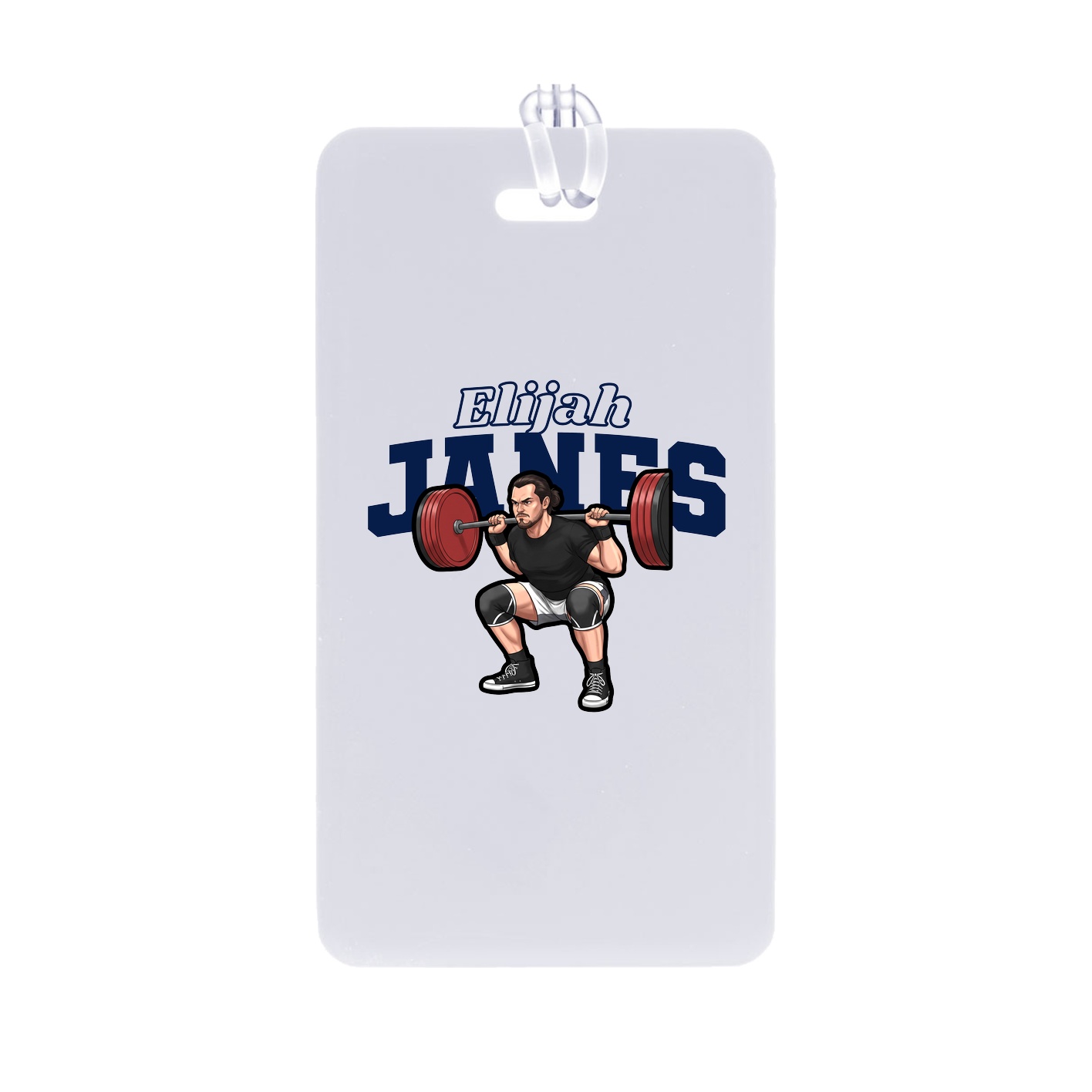 Bag Tag — Name Arch in Classic