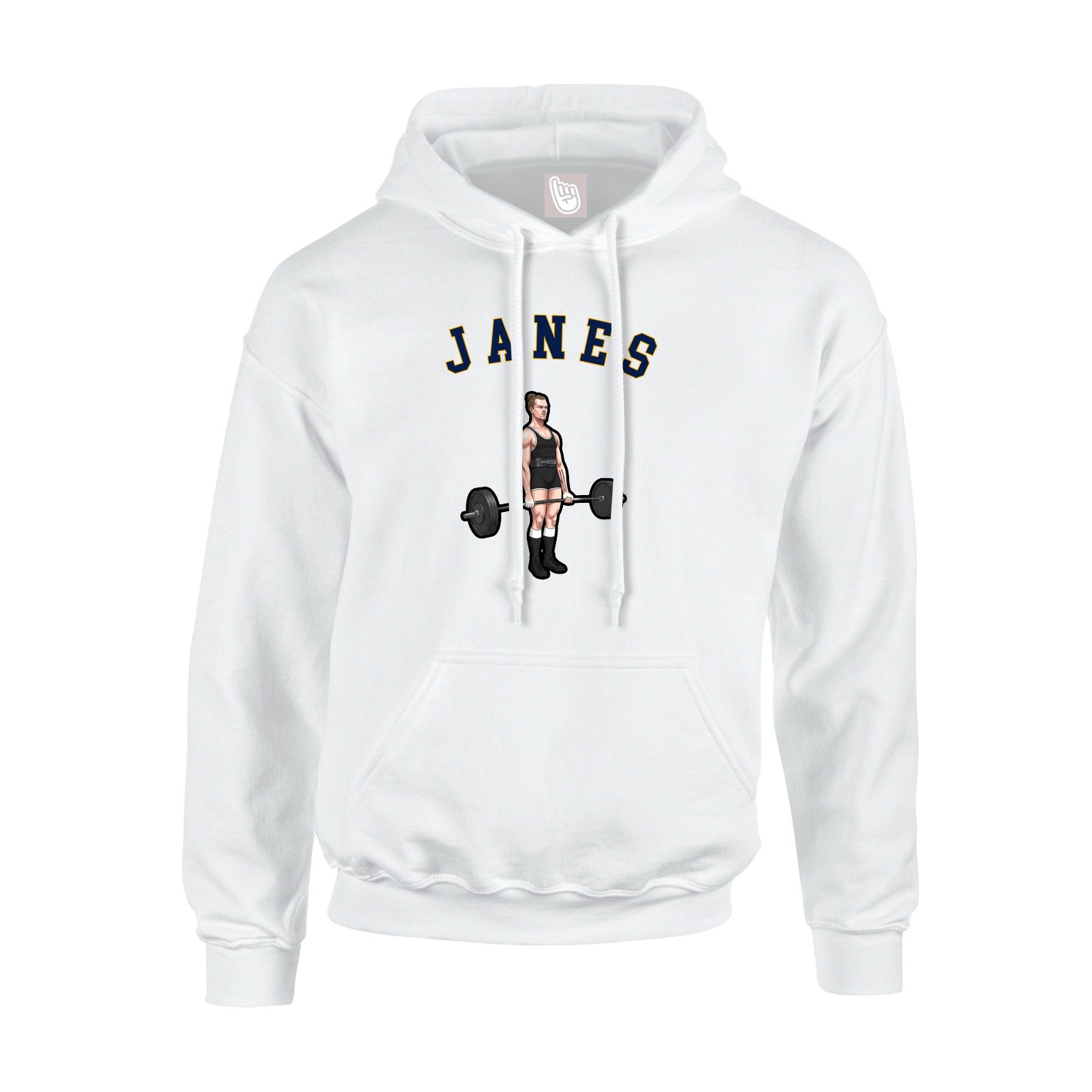Youth Hoodie — Shirsey Arch in White
