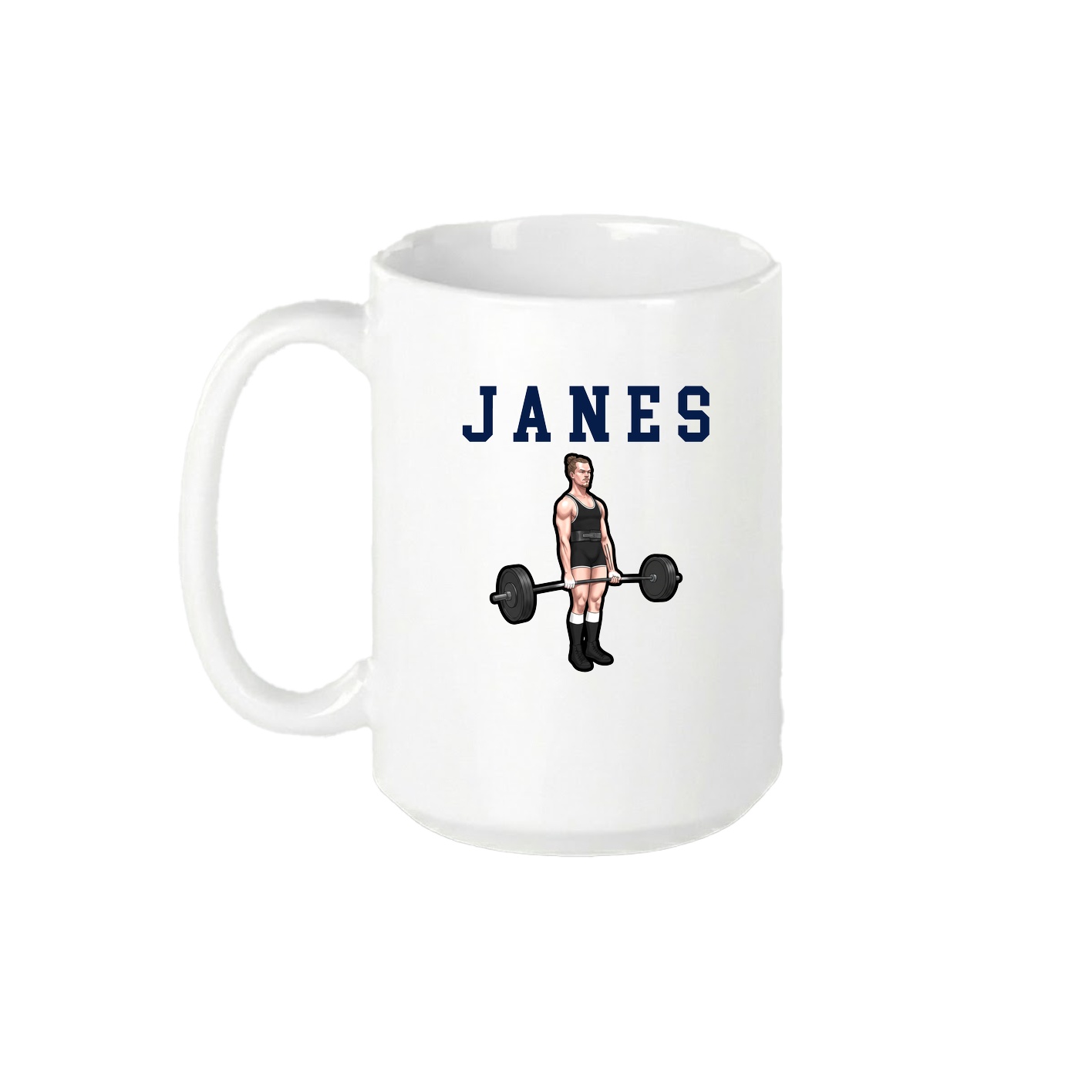 15oz Coffee Mug — Shirsey in White