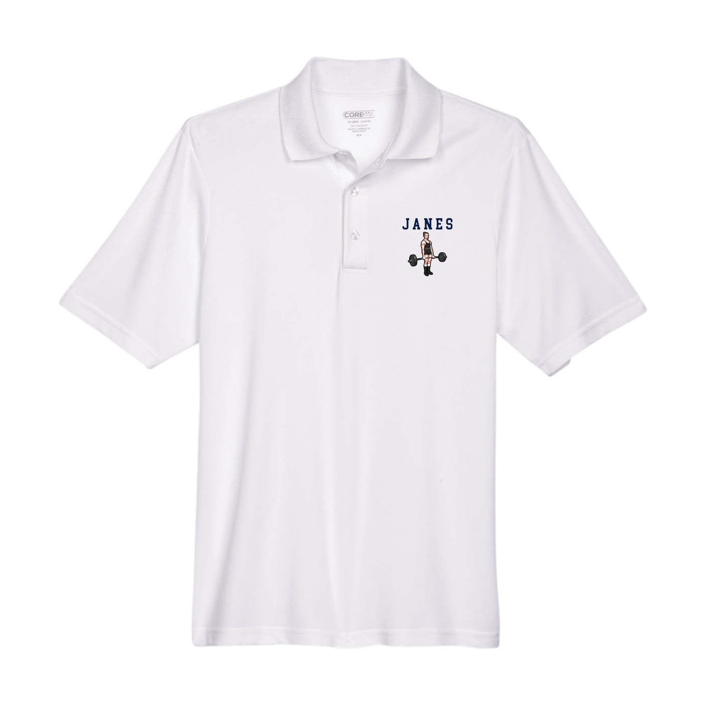 Performance Polo — Shirsey in White