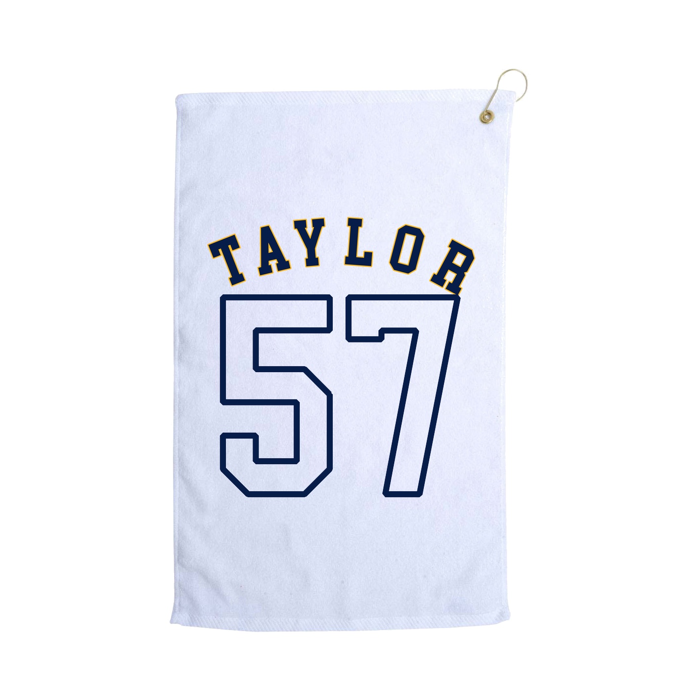 Golf Towel — Shirsey Arch in White
