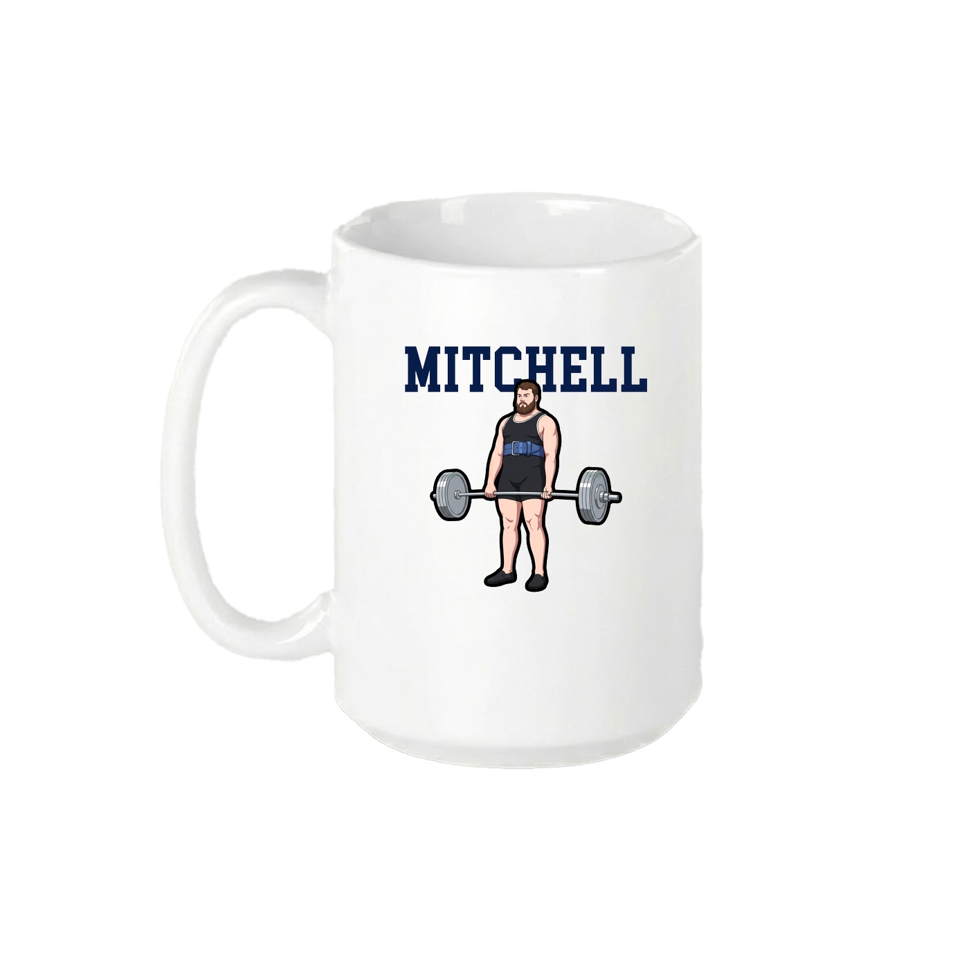 15oz Coffee Mug — Shirsey in White