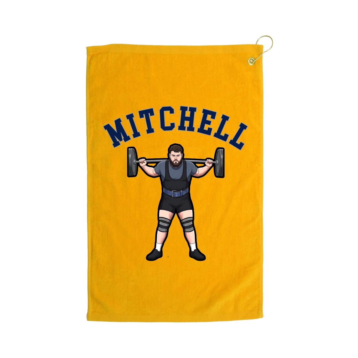 Golf Towel — Shirsey Arch in Gold