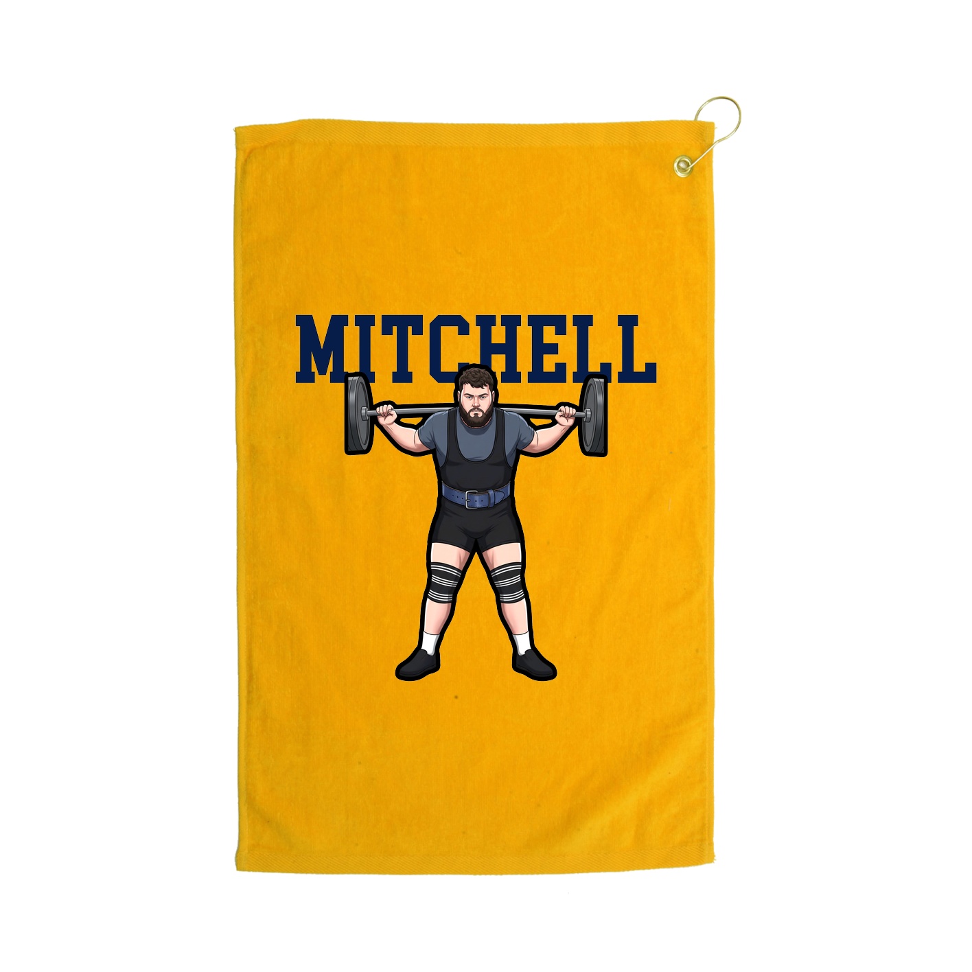 Golf Towel — Shirsey in Gold