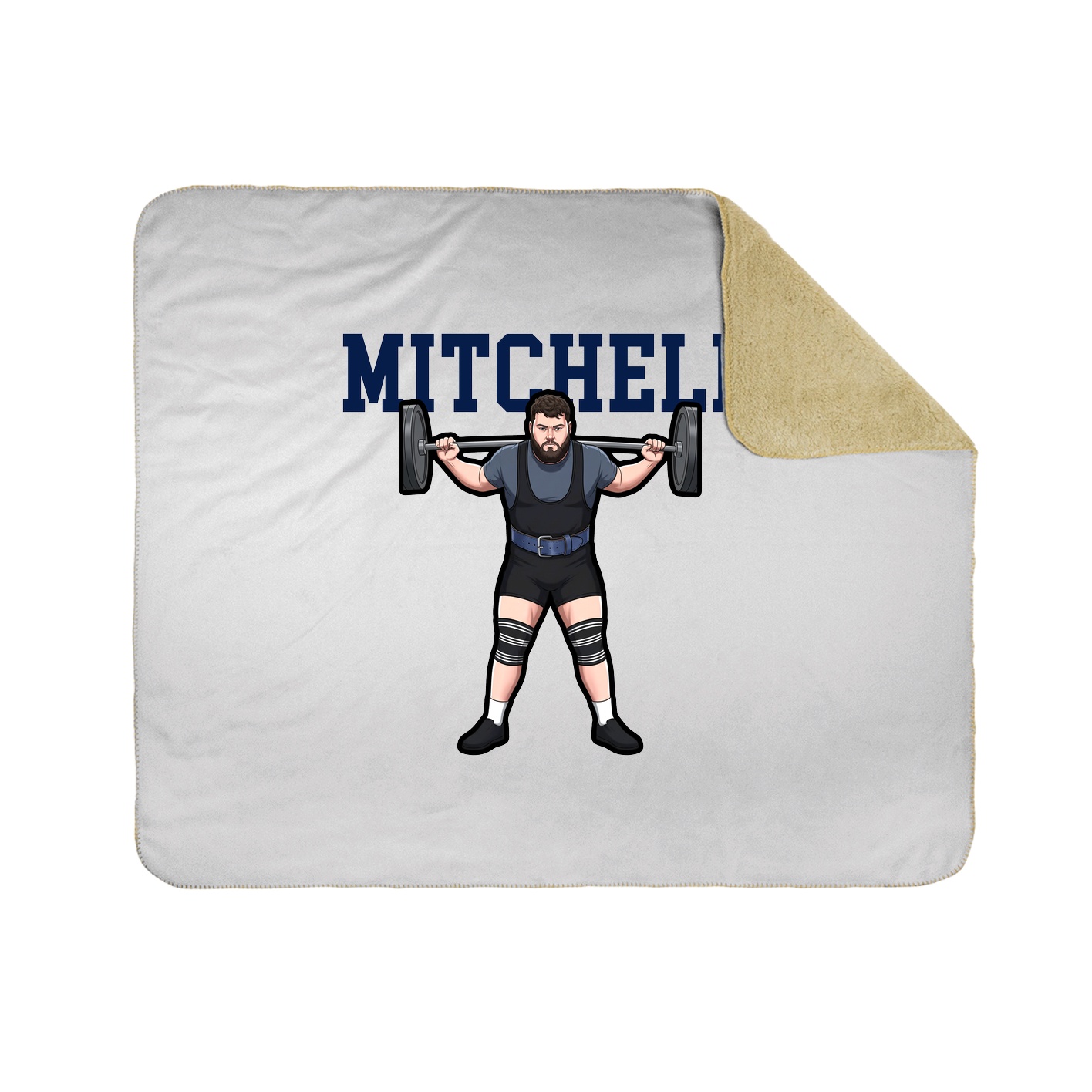 Throw Blanket — Shirsey in White