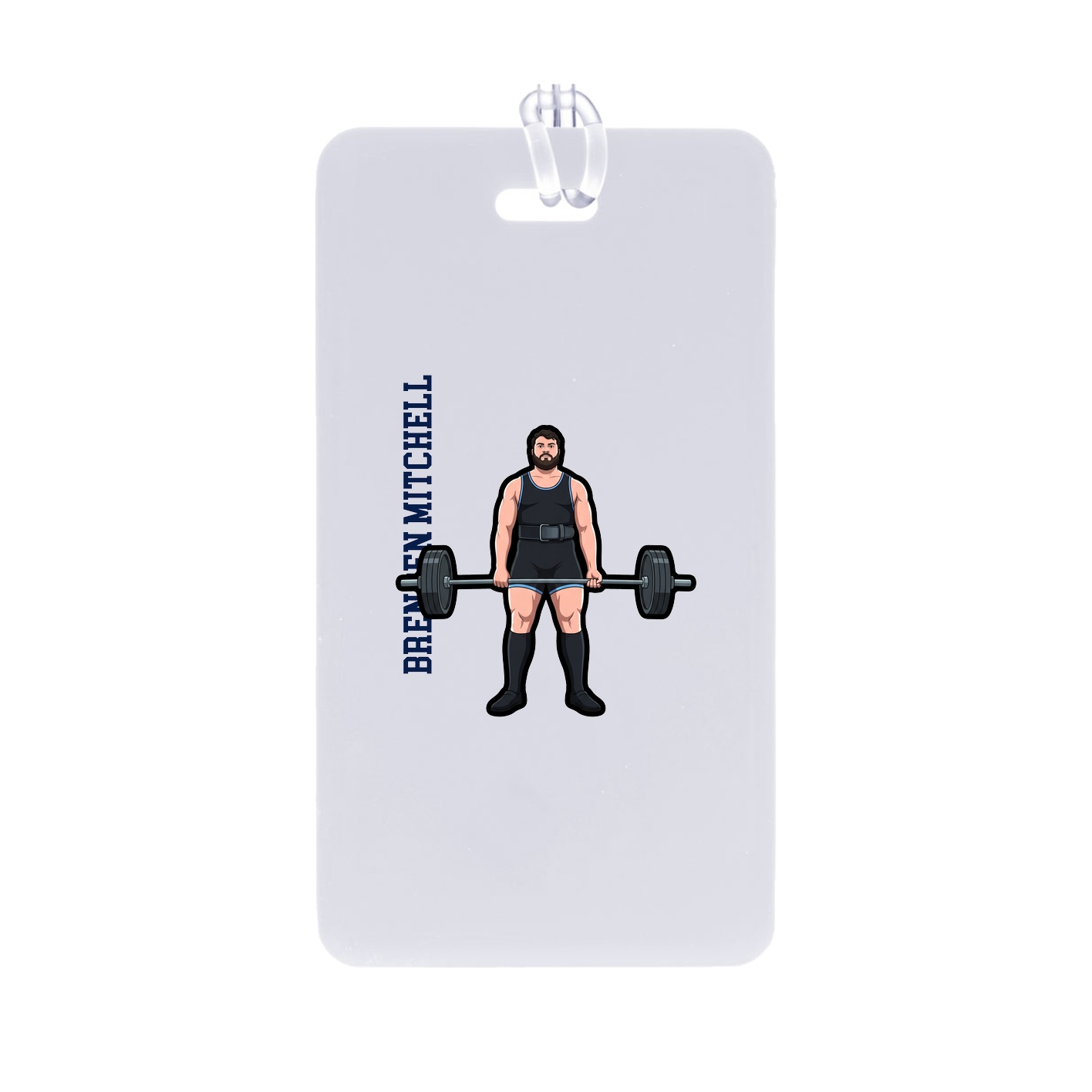 Bag Tag — Name Vertical in Classic