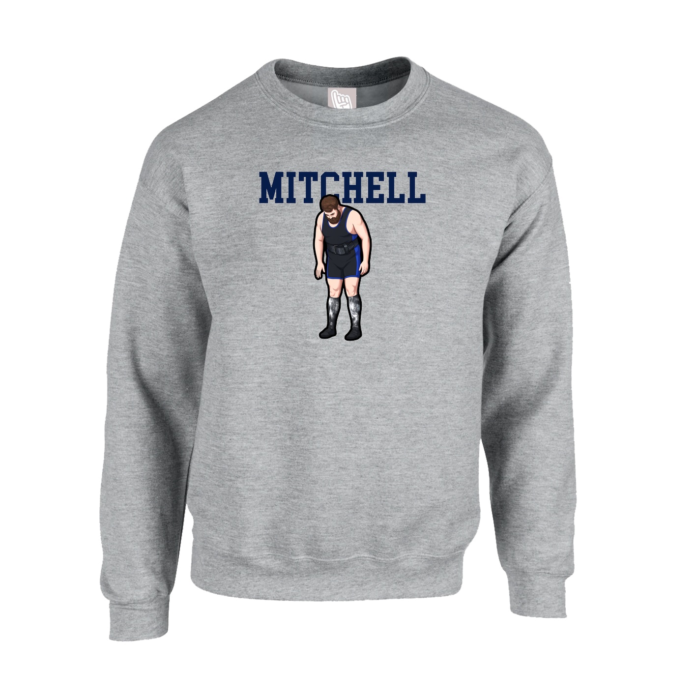 Fleece Crew — Shirsey in Grey