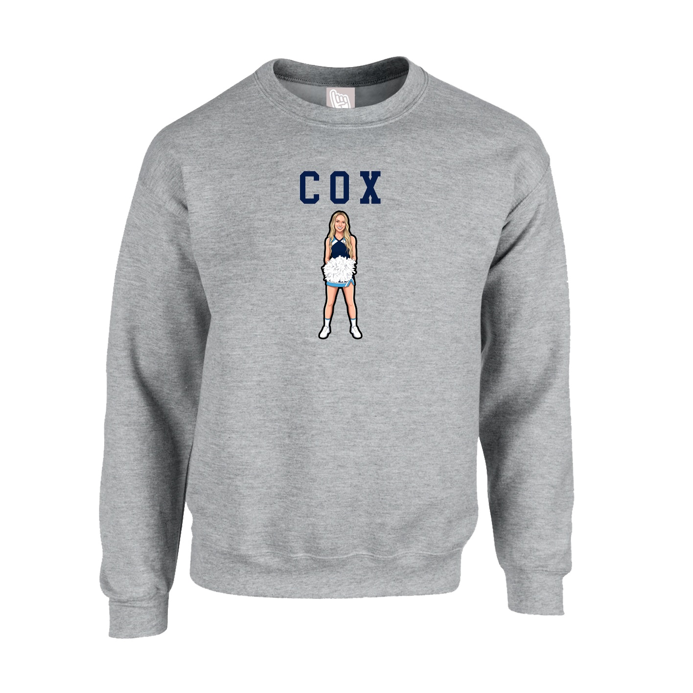 Fleece Crew — Shirsey in Grey
